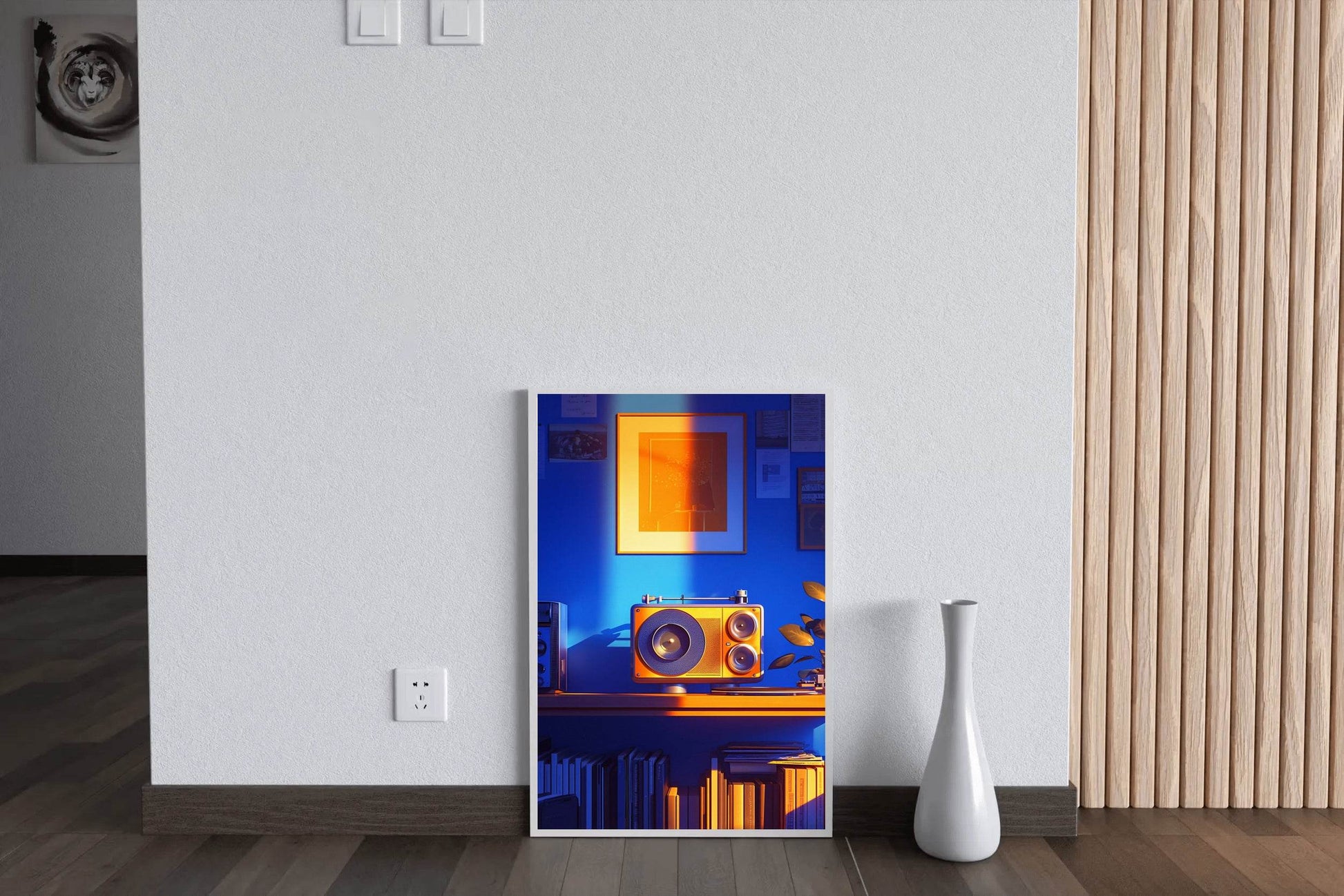 A Wiew Old Tape Recorder Wall Art - beink online art store