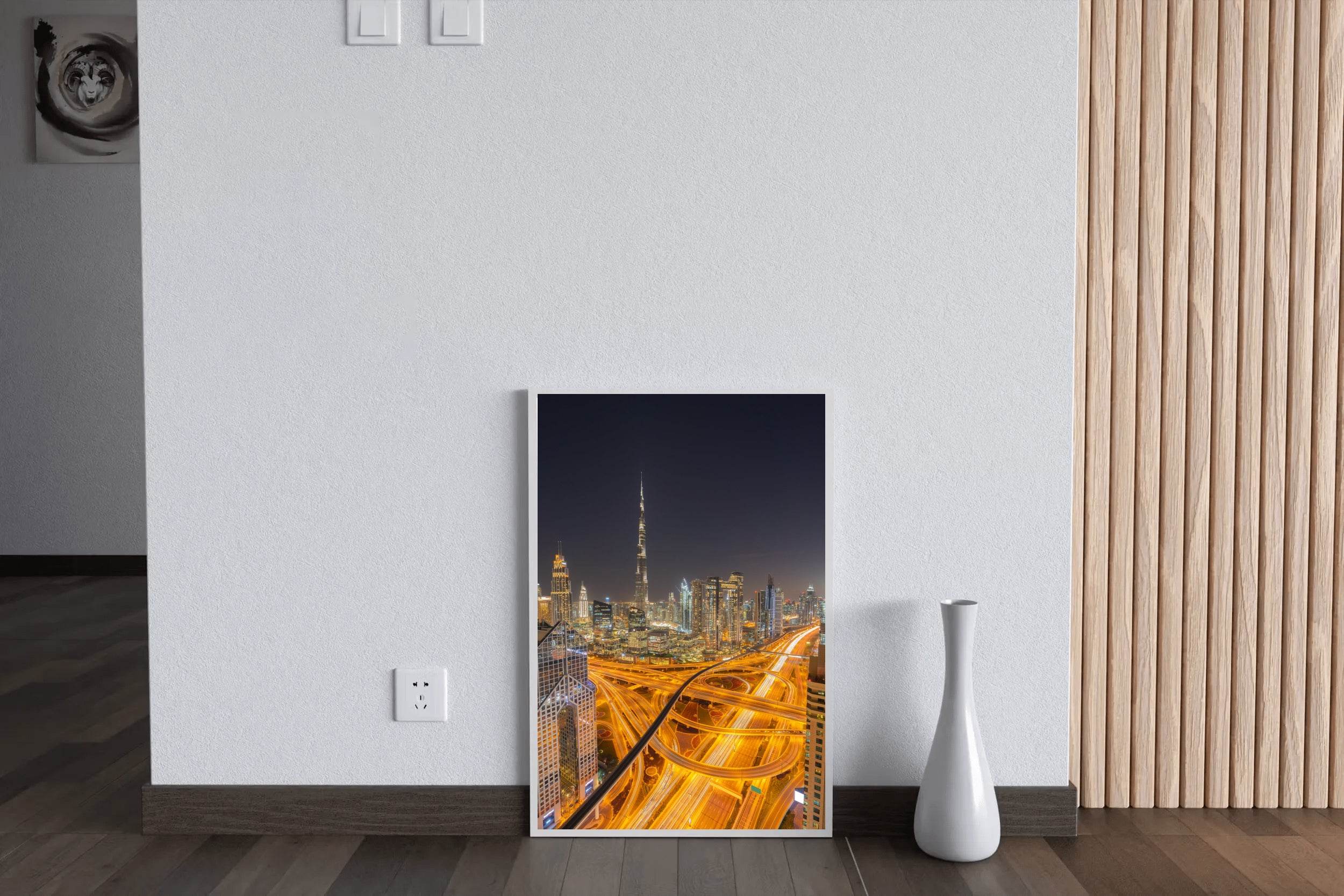 Glimmering Urban Jungle Wall Art - beink online art store