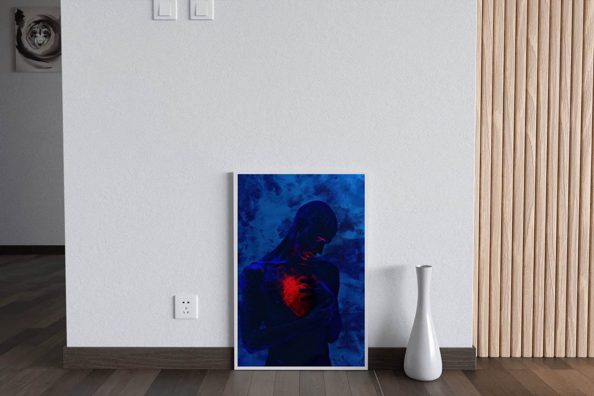 Painting Warm Heart In Cold Body Wall Art - beink online art store