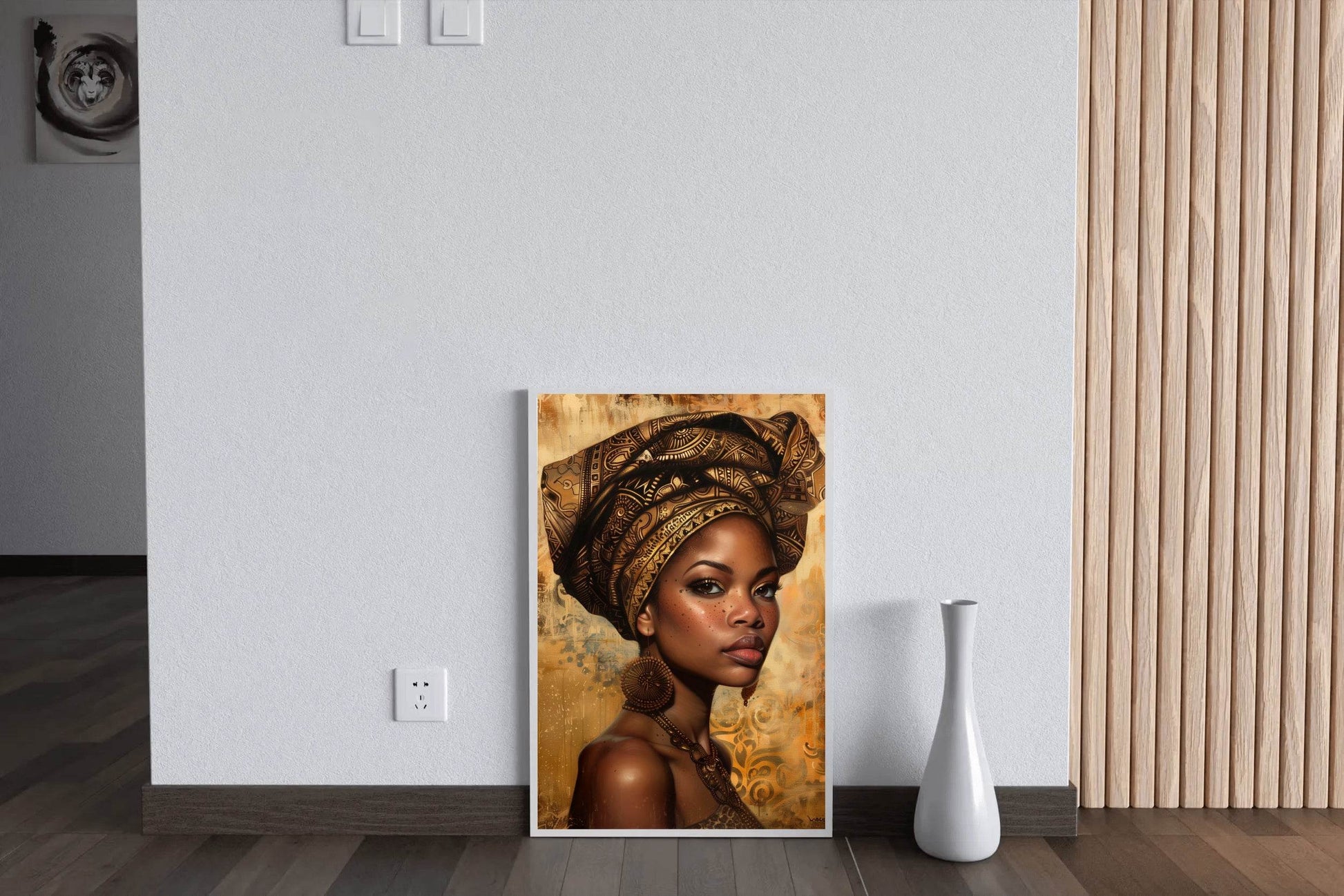 Beautiful Black Woman Wall Art - beink online art store