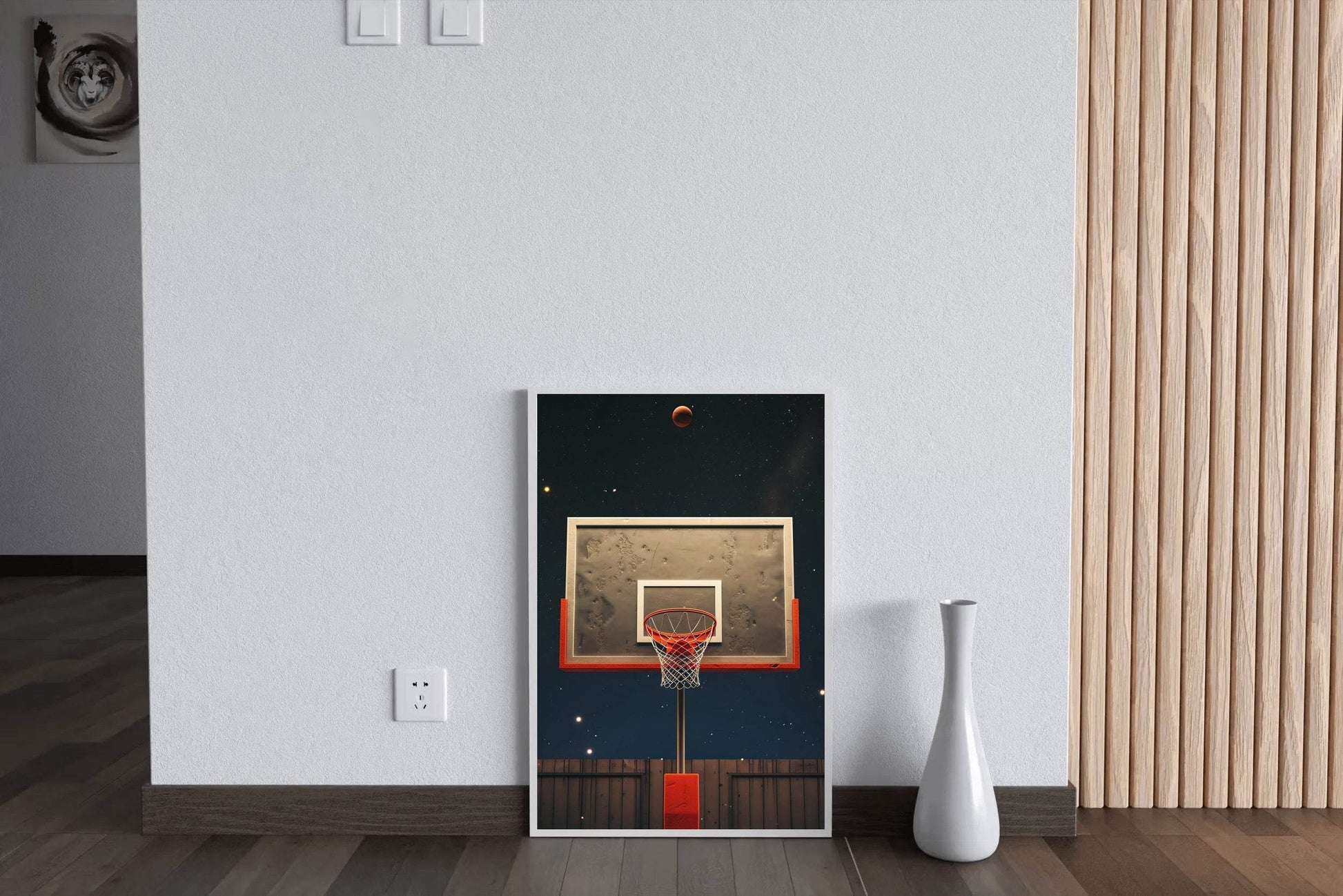 Master Flame Sports Aesthetic Wall Art Poster for Living Room, Home & Wall Decor - Basketball - beink online art store