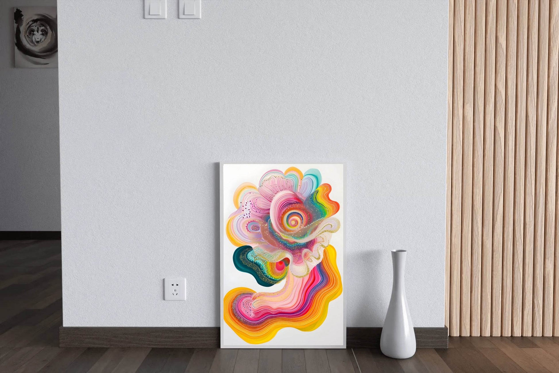 Beautiful Watercolor Paint Flower Digital Art - beink online art store
