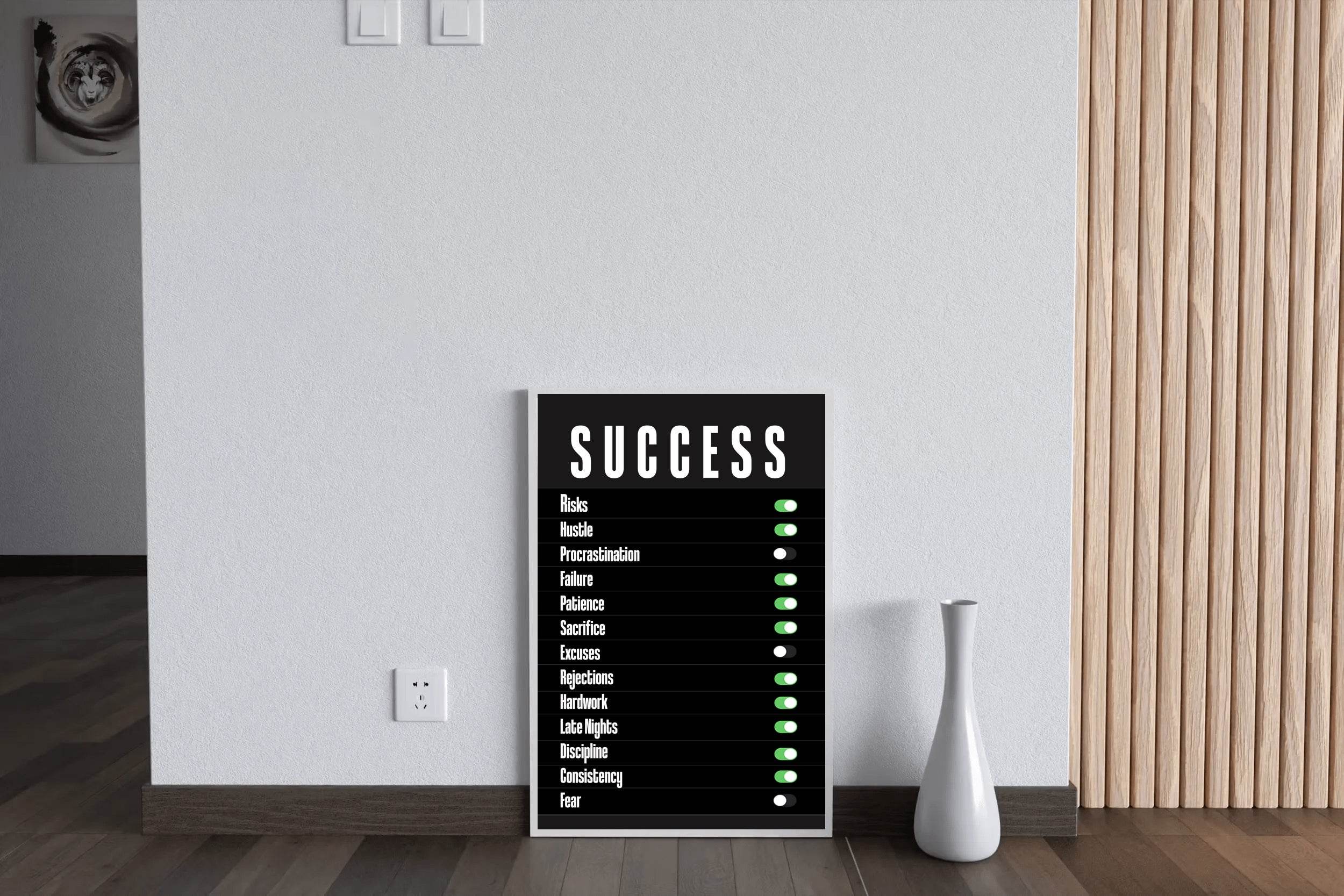 Success Path Motivational Wall Art - beink online art store