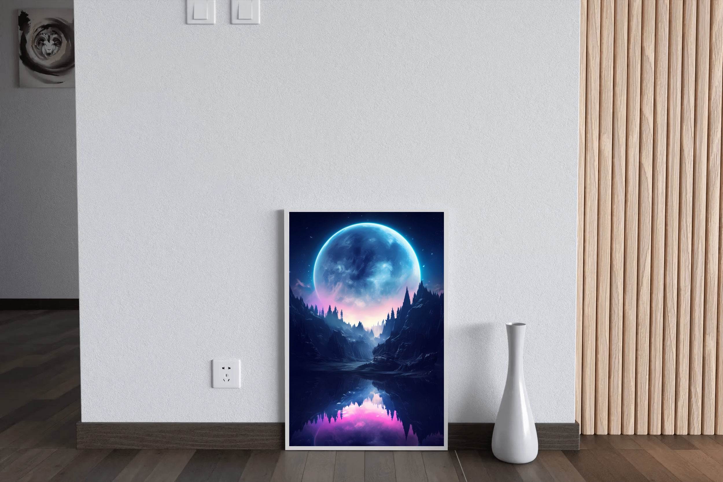Moonlight In The Water Wall Art - beink online art store