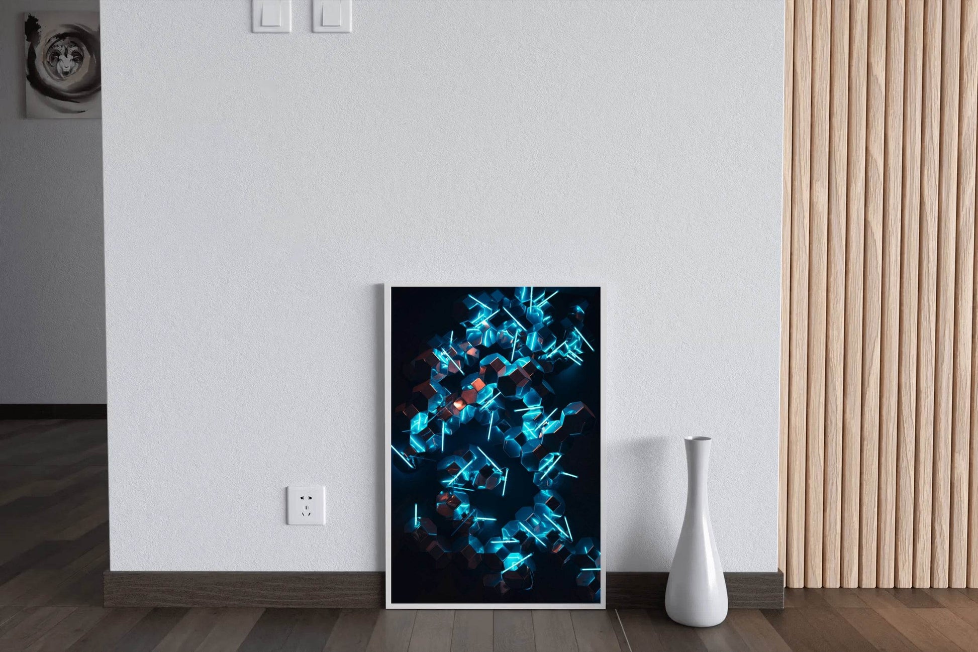 3D LED Crystals Abstract Wall Art - beink online art store