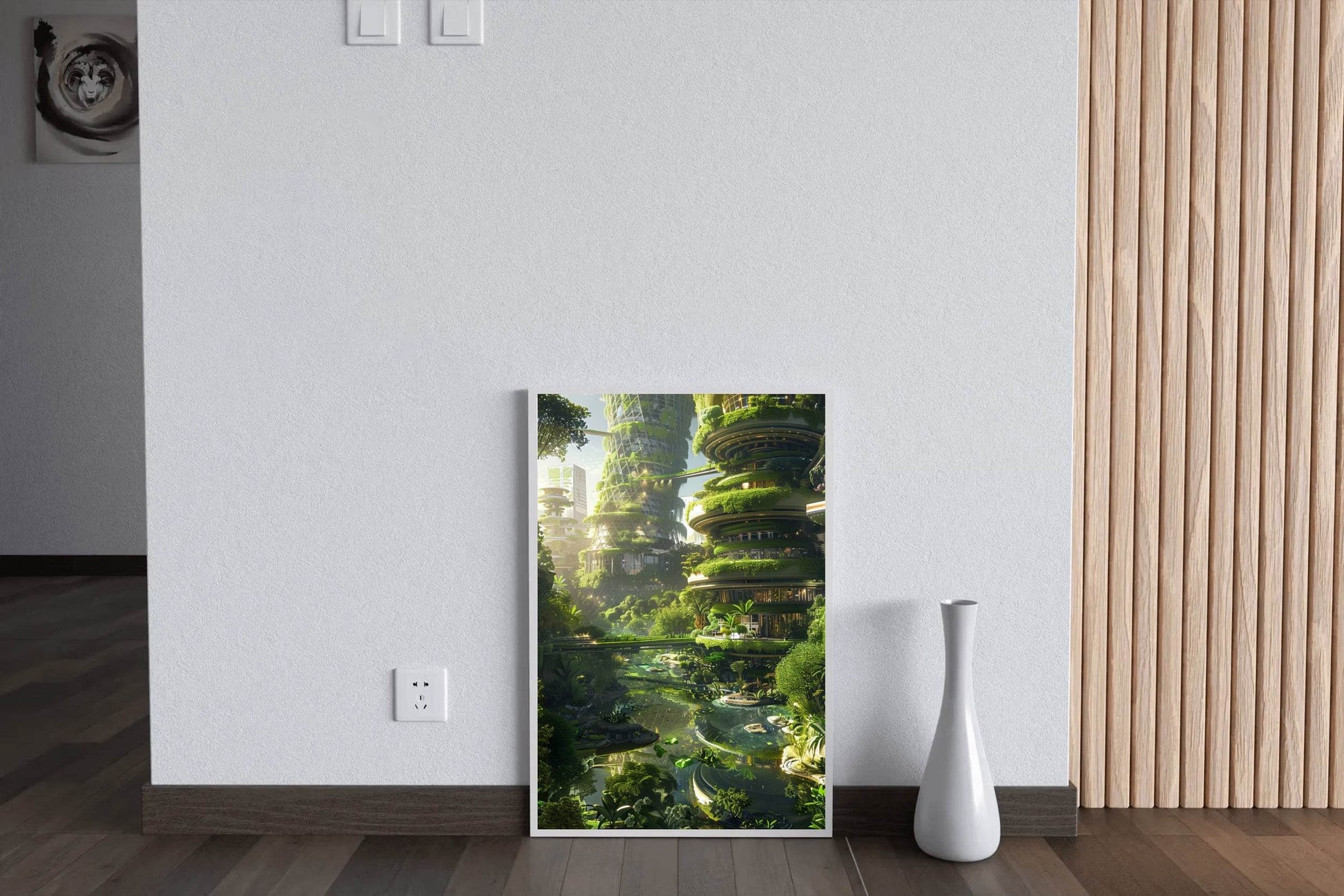 Dream Green Planet Wall Art - beink online art store