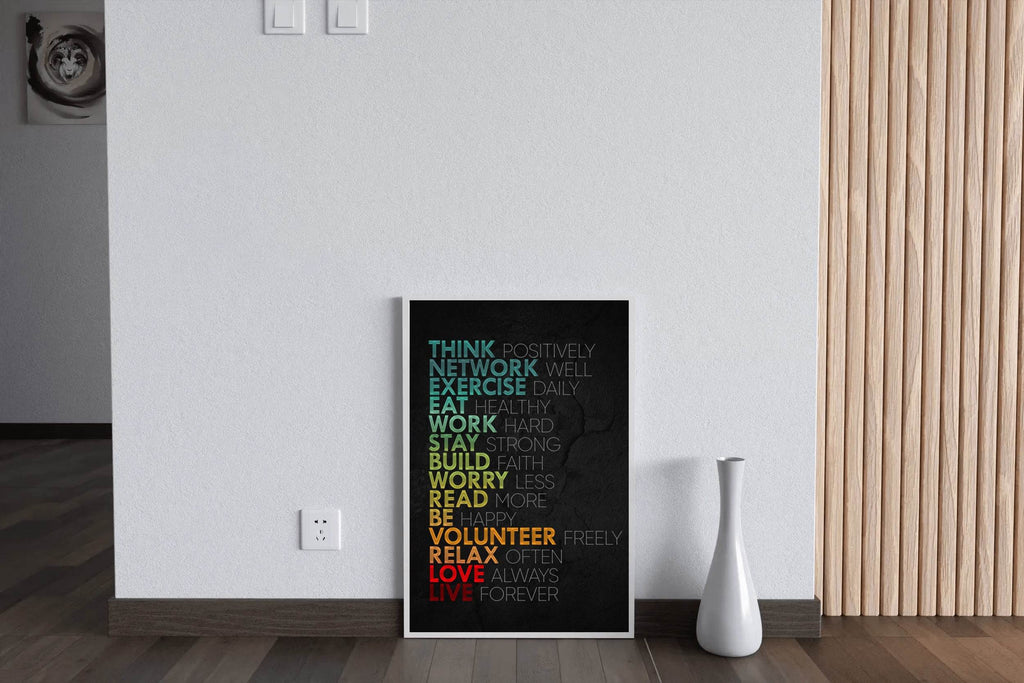 Life Hack Motivational Wall Art - beink online art store