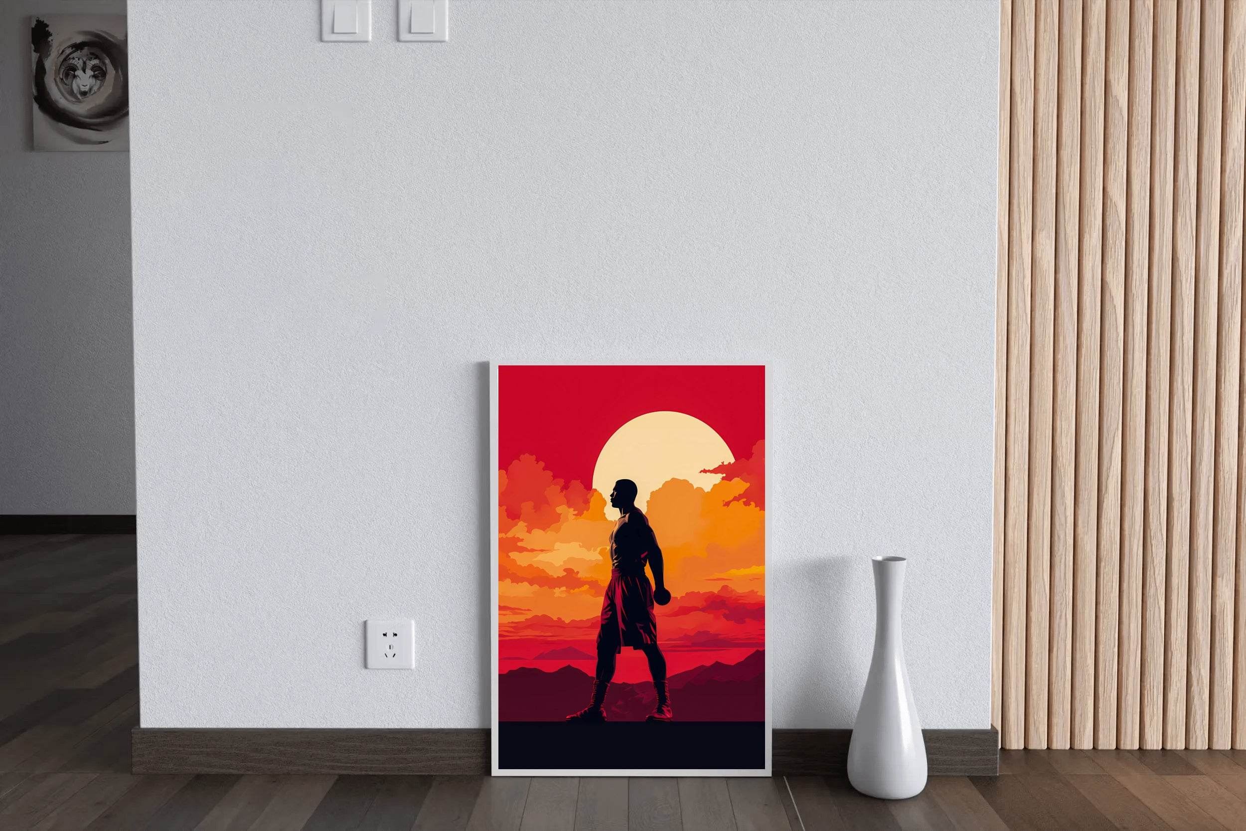 Anime Style Boxing Day Wall Art - beink online art store