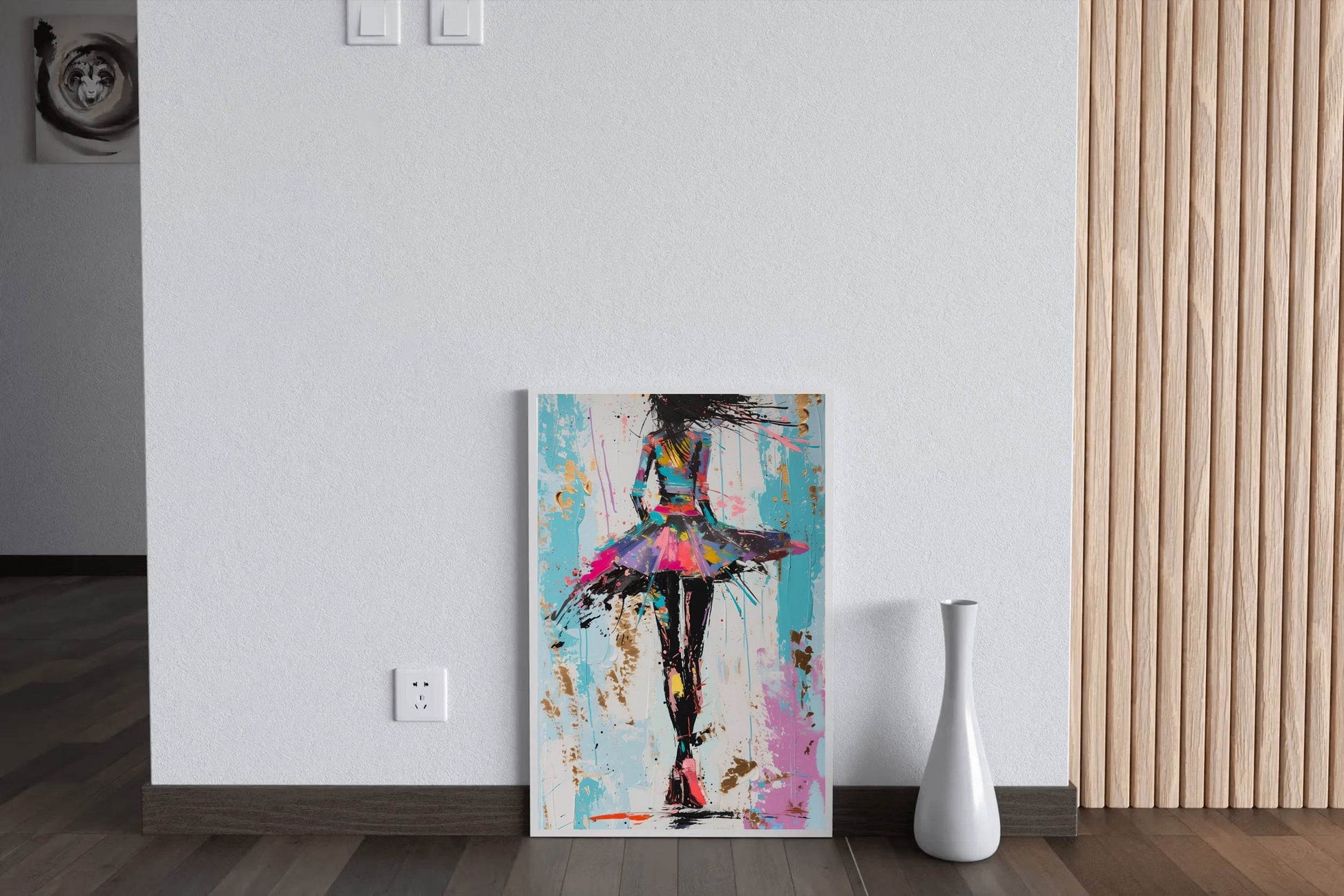 Oil Painting Of A Dancing Girl Wall Art - beink online art store