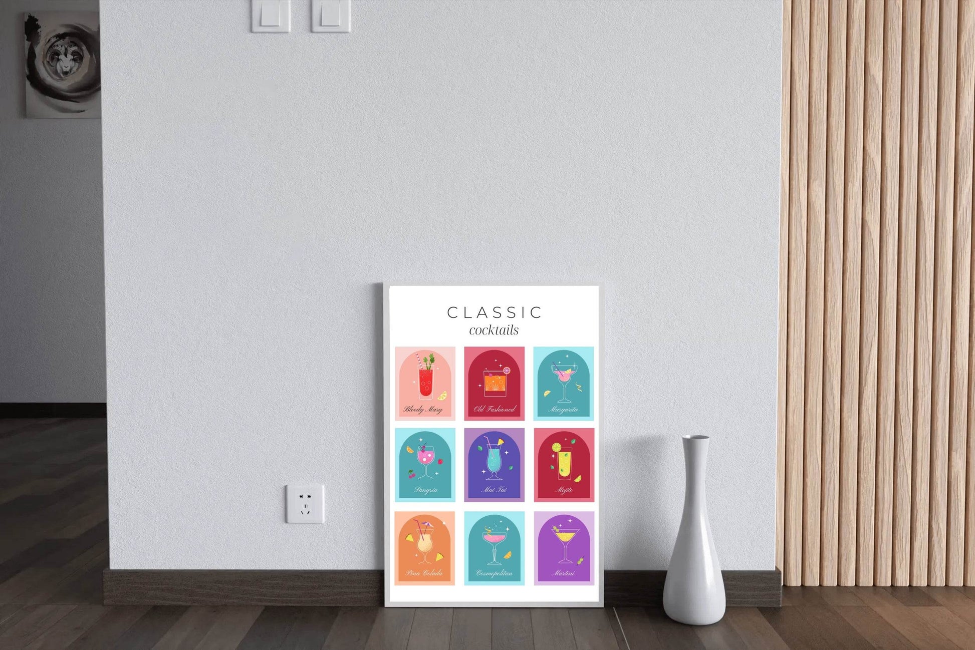 Classic Cocktail Wall Art - beink online art store