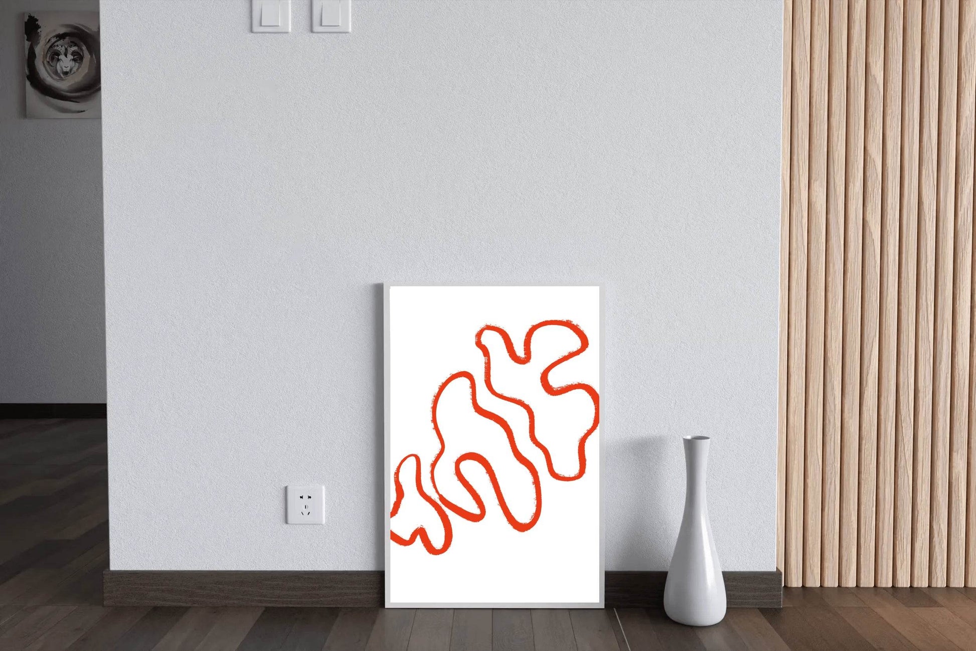 Tree Mushroom Painting Wall Art - beink online art store