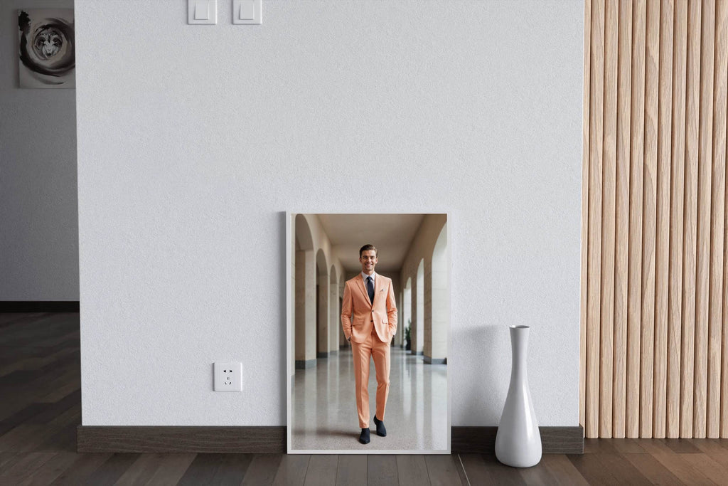 Men Formal Suit Wall Art - beink online art store