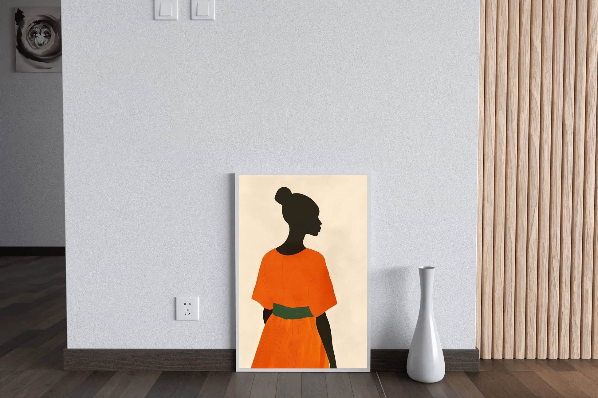 Black Women Textured Wall Art - beink online art store