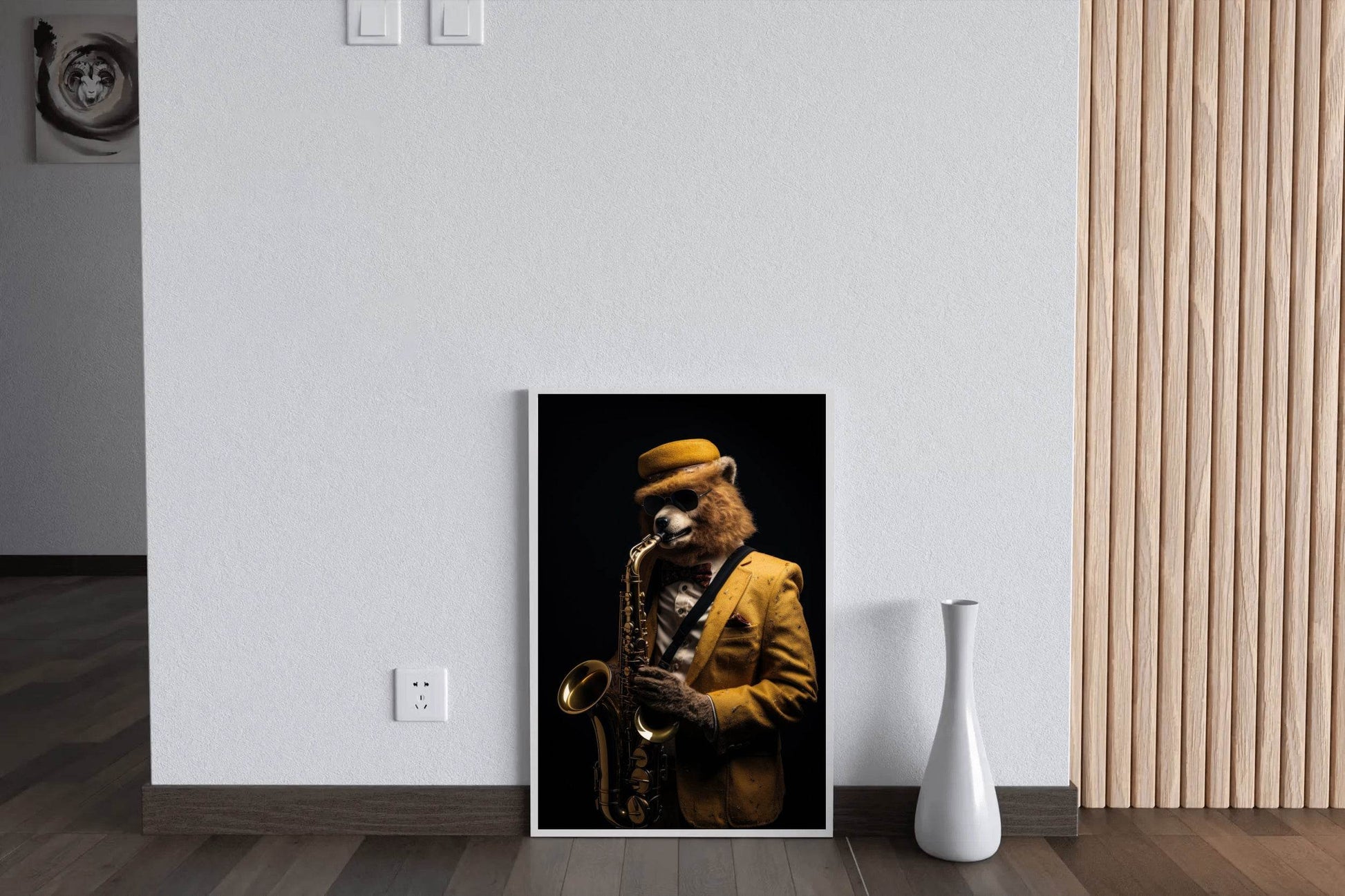 Bear Violinist Wall Art - beink online art store