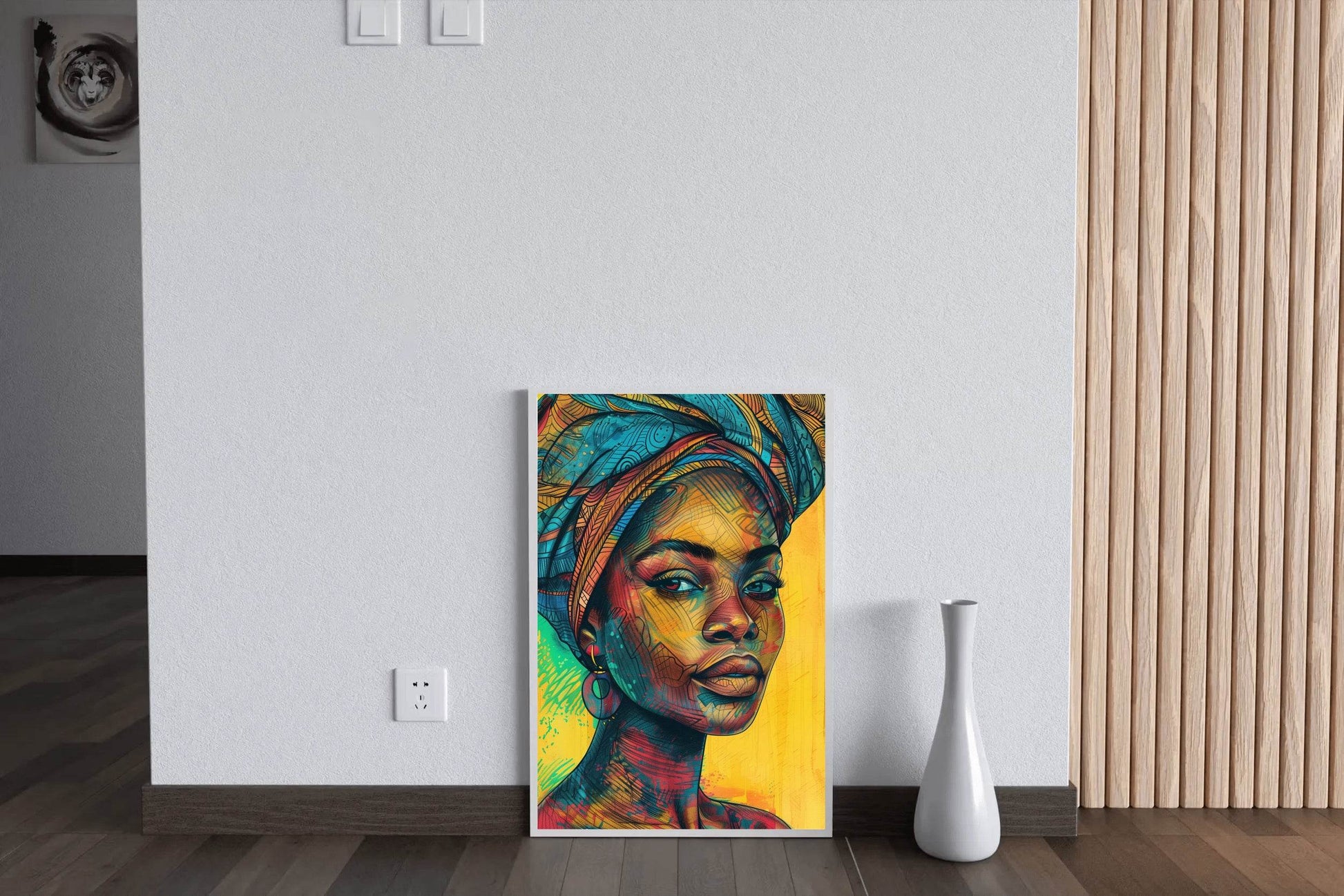 African Woman Canvas Wall Art - beink online art store