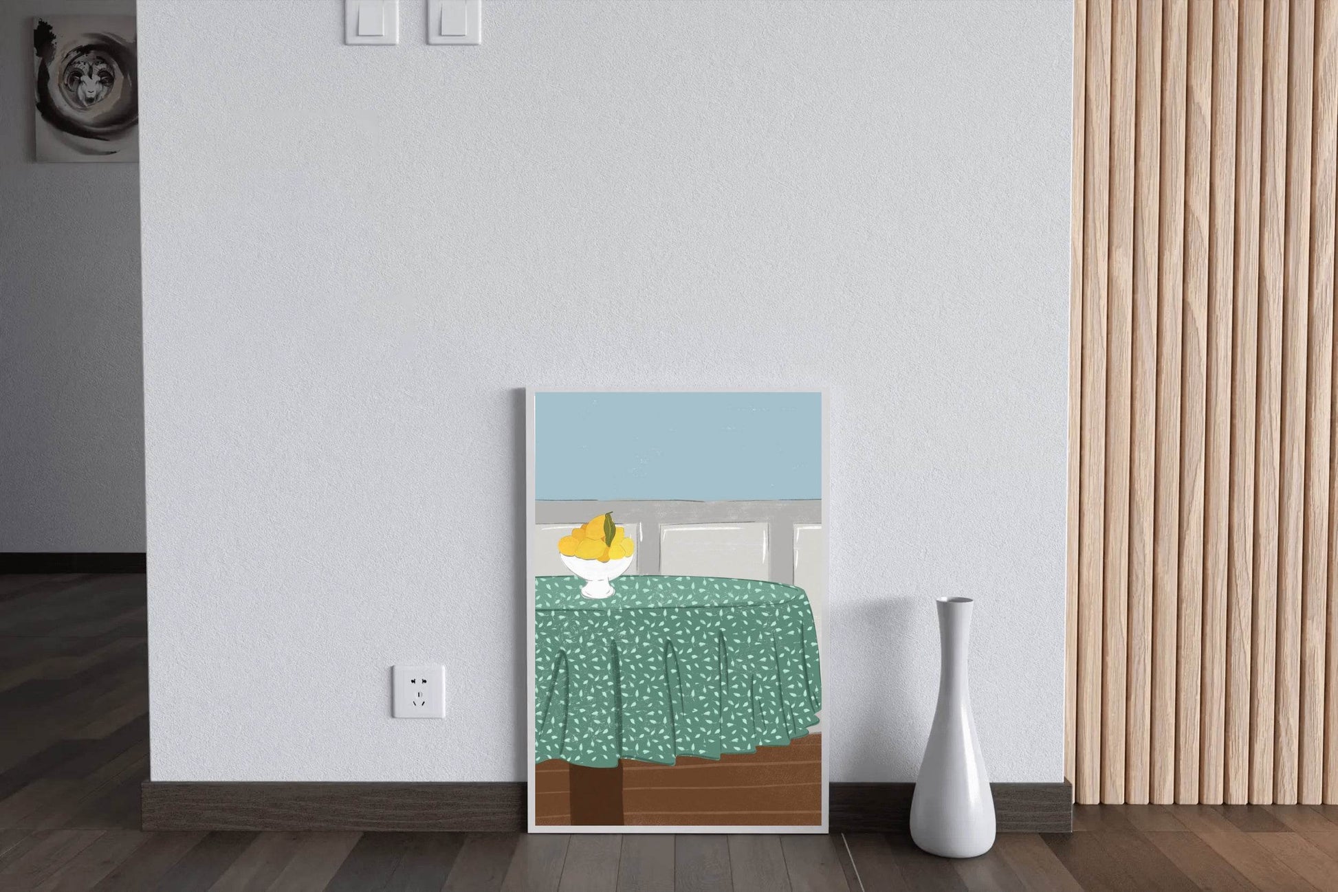 Lemon On The Table Wall Art - beink online art store