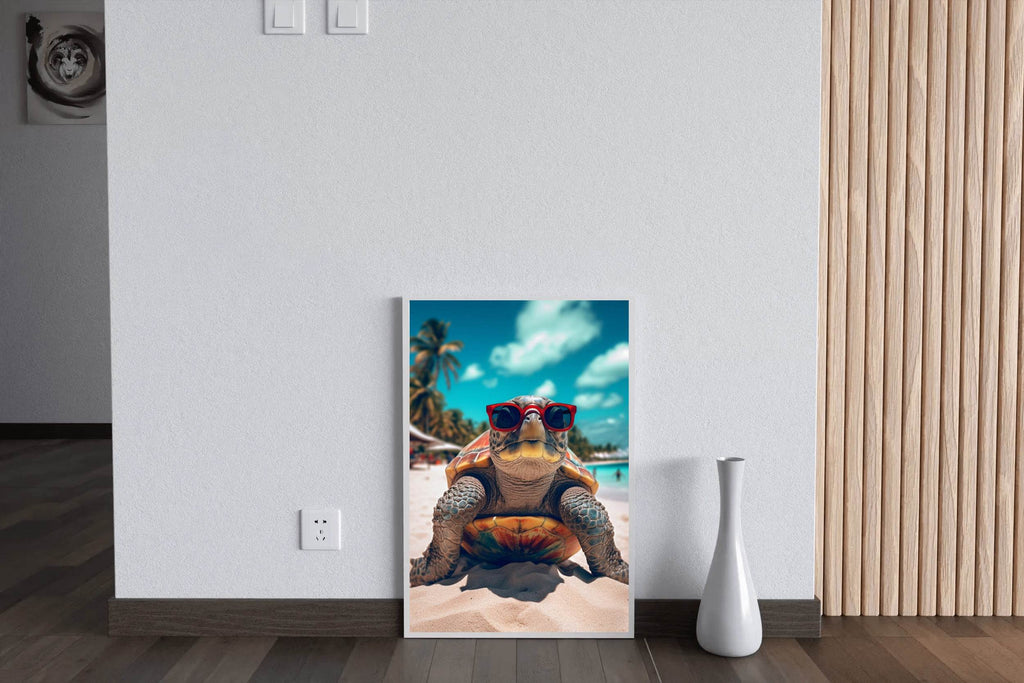 Loggerhead Sea Turtle Animal Wall Art - beink online art store