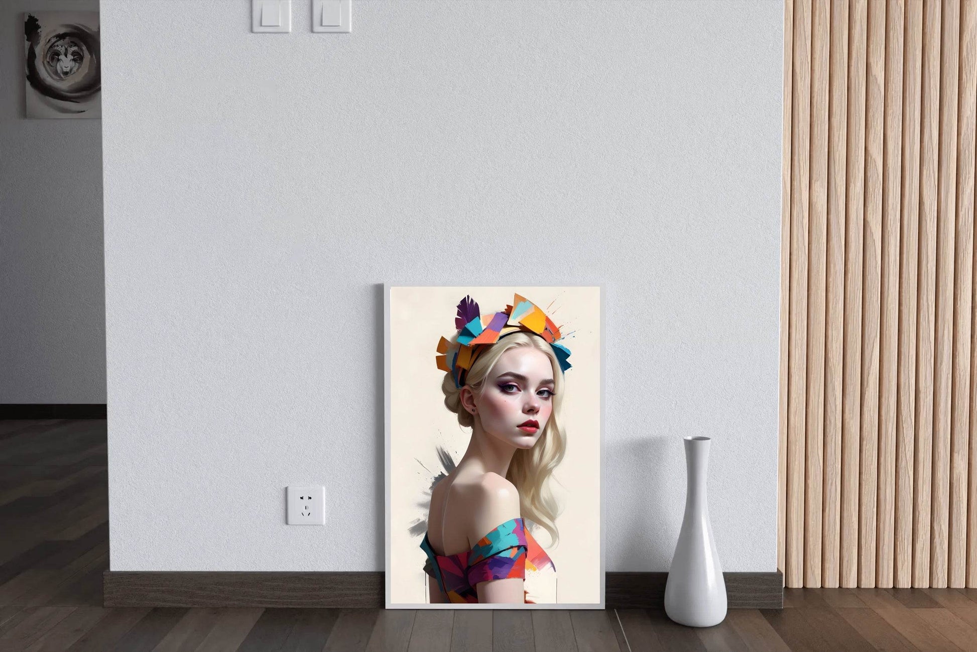 Girl with Blonde Hair Wall Art - beink online art store