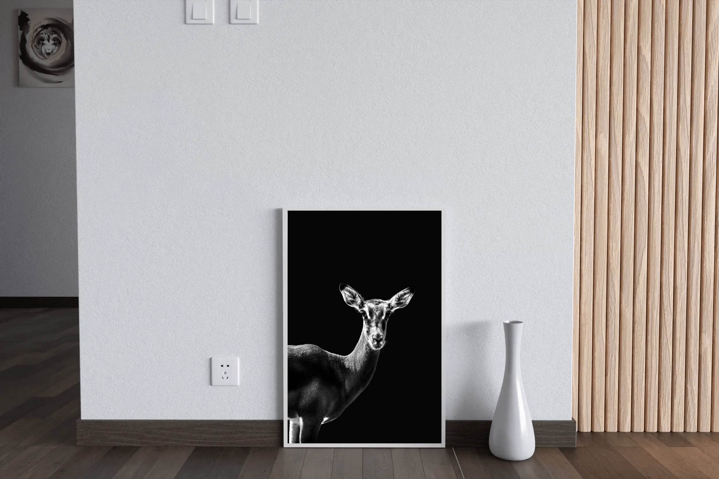 Impala Black and White Wall Art - beink online art store