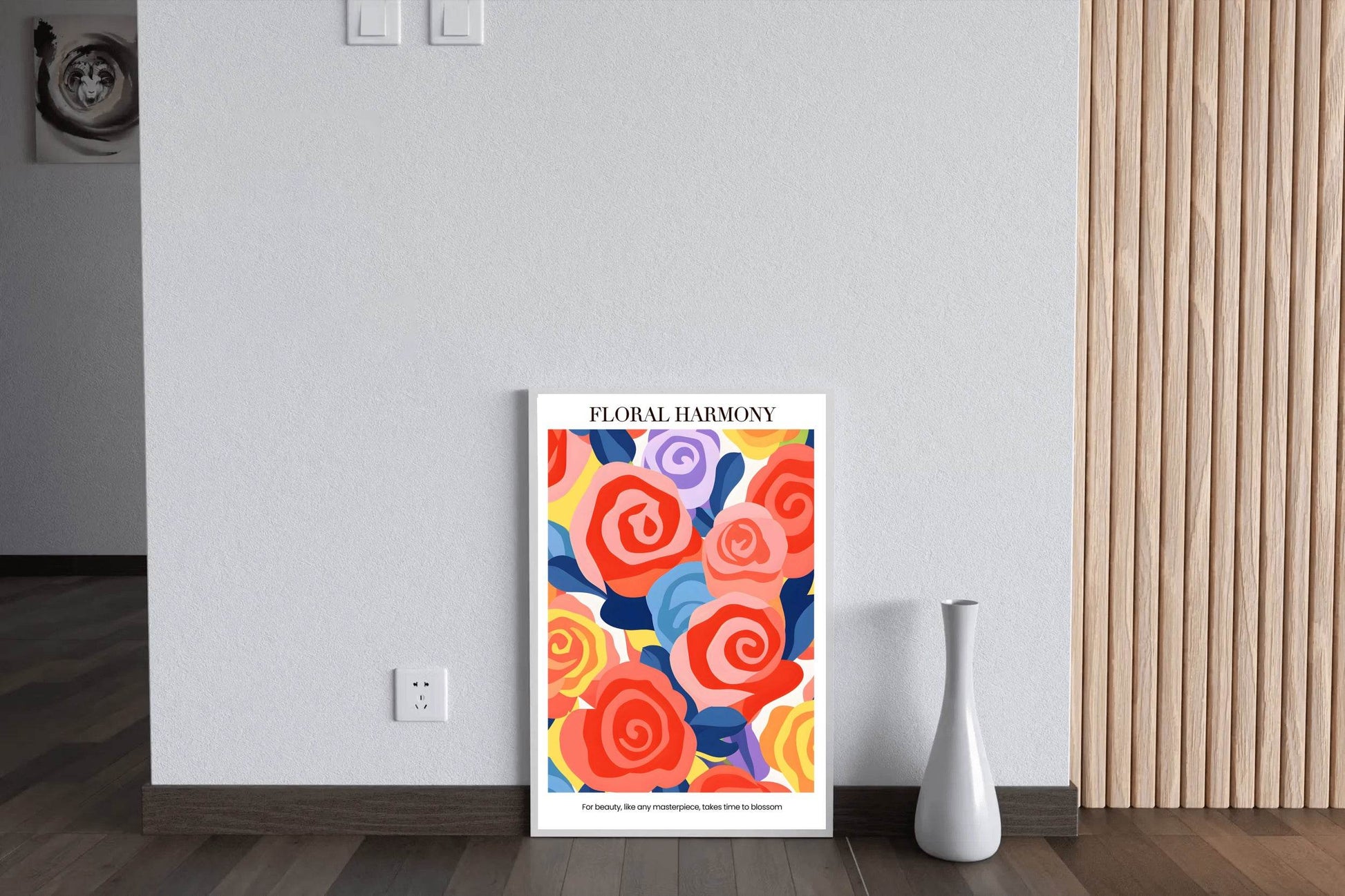 Painting Of Red Roses Wall Art - beink online art store