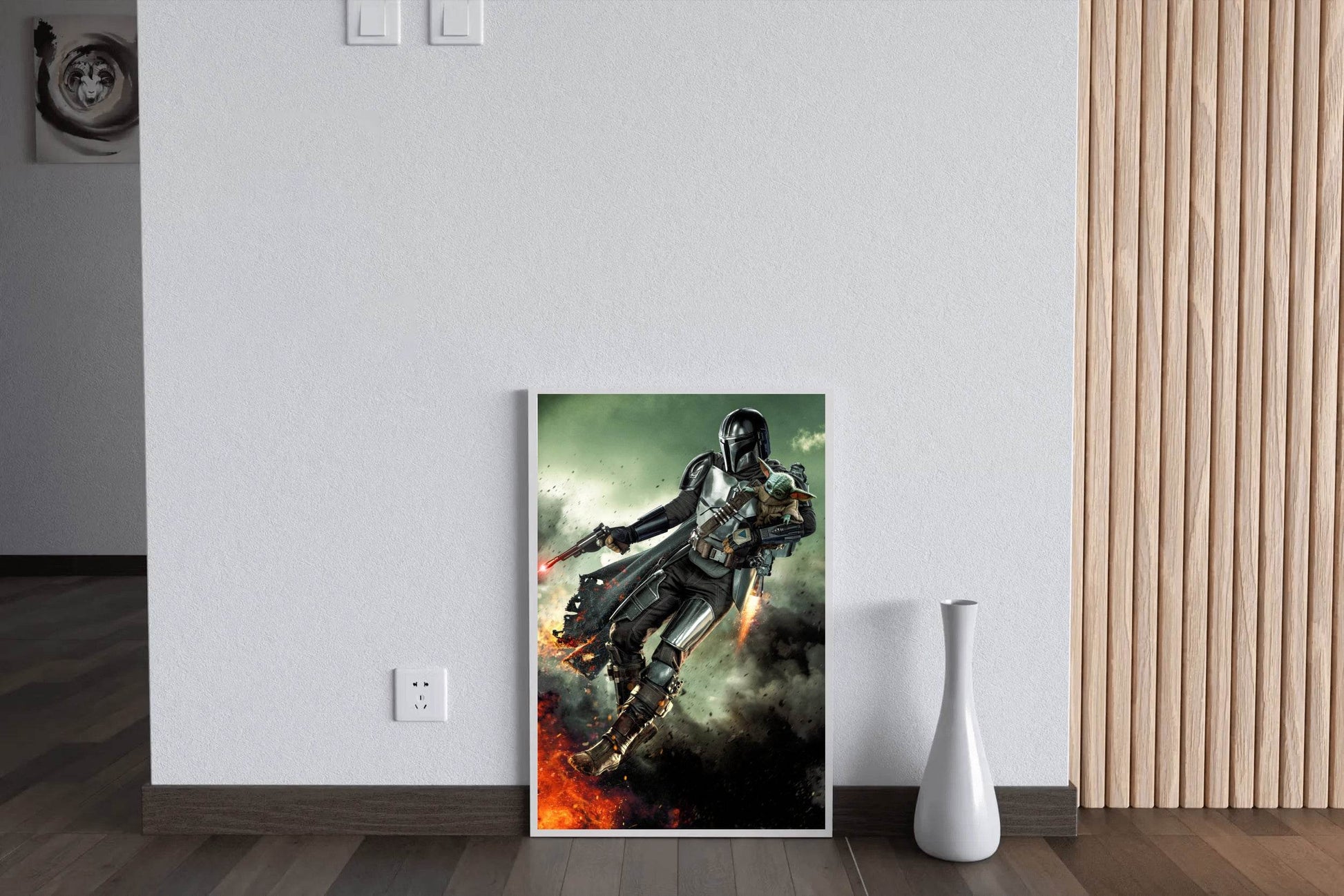 The Mandalorian Bounty Hunter Wall Art - beink online art store