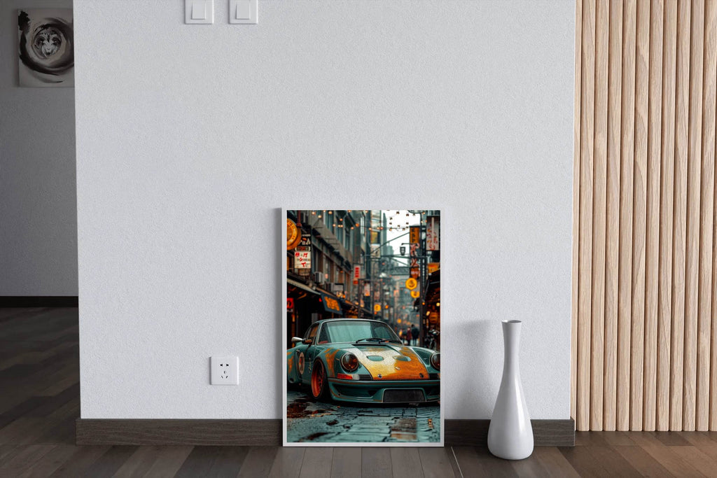 Porsche RSR Turbo Wall Art - beink online art store