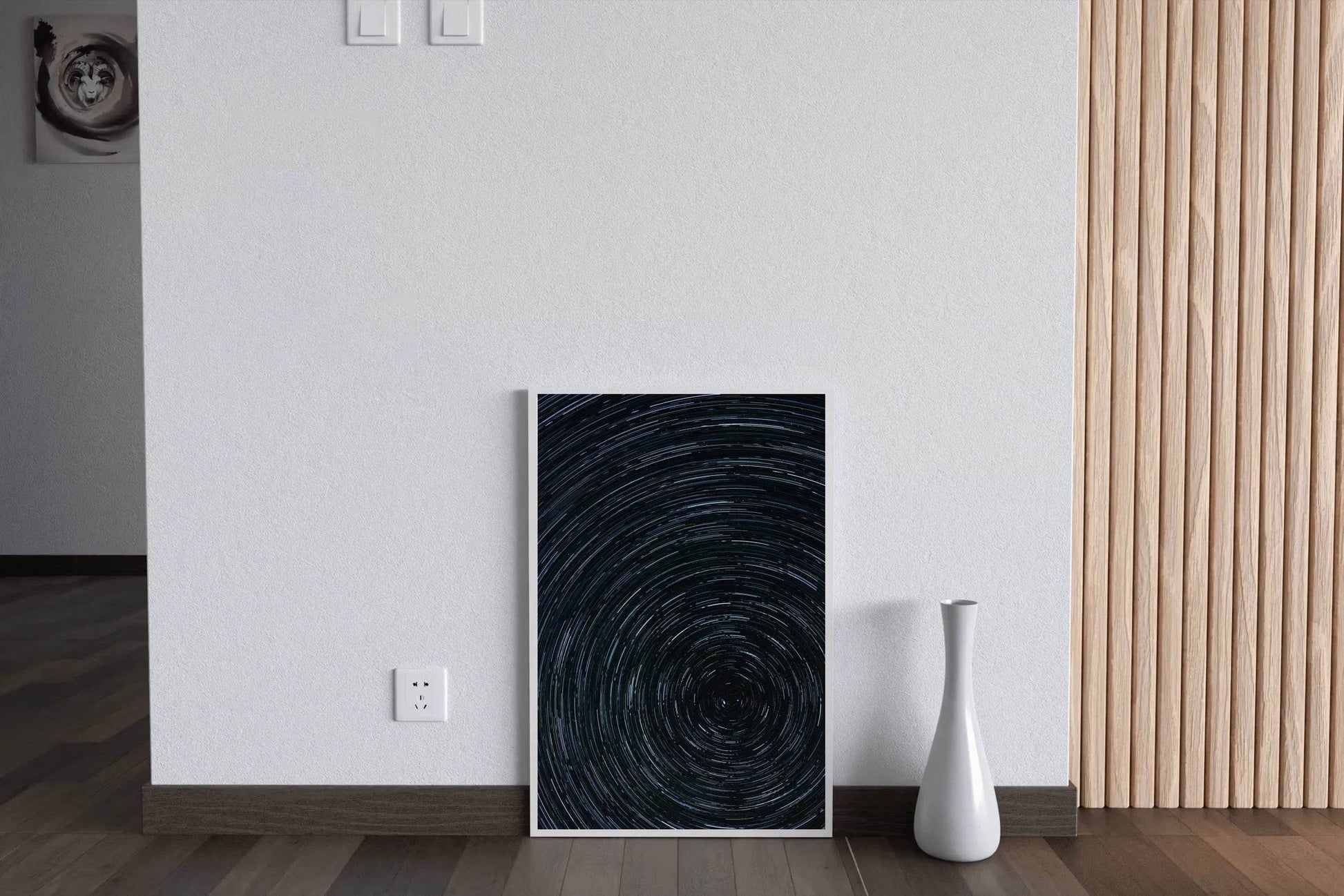 Night Sky Timelapse Abstract Wall Art - beink online art store