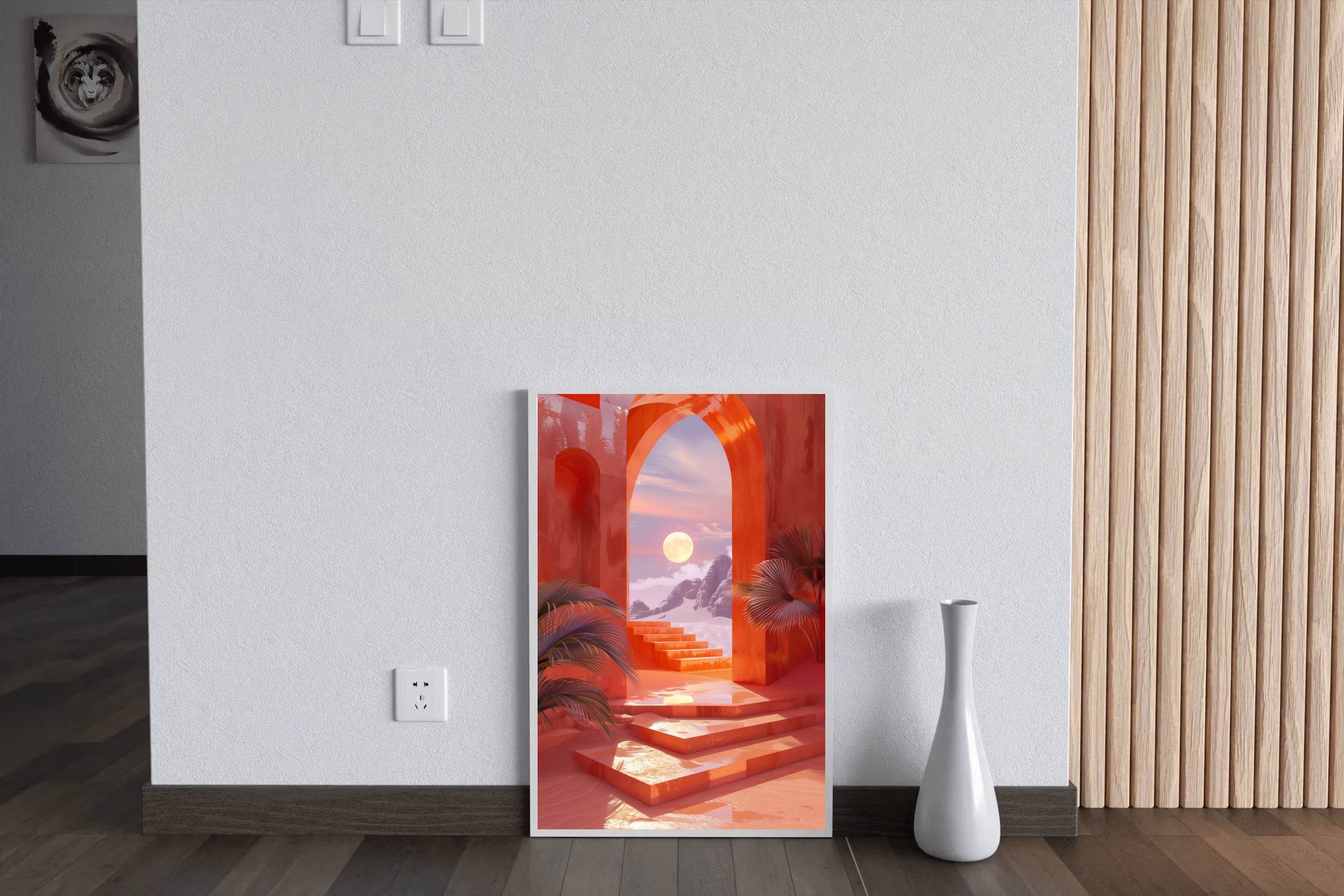 Lunar Portal - Arch with Gateway Wall Art - beink online art store