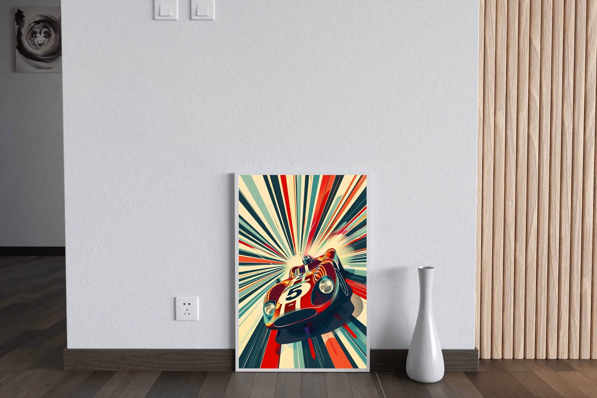 Classic Car Racing Wall Art - beink online art store