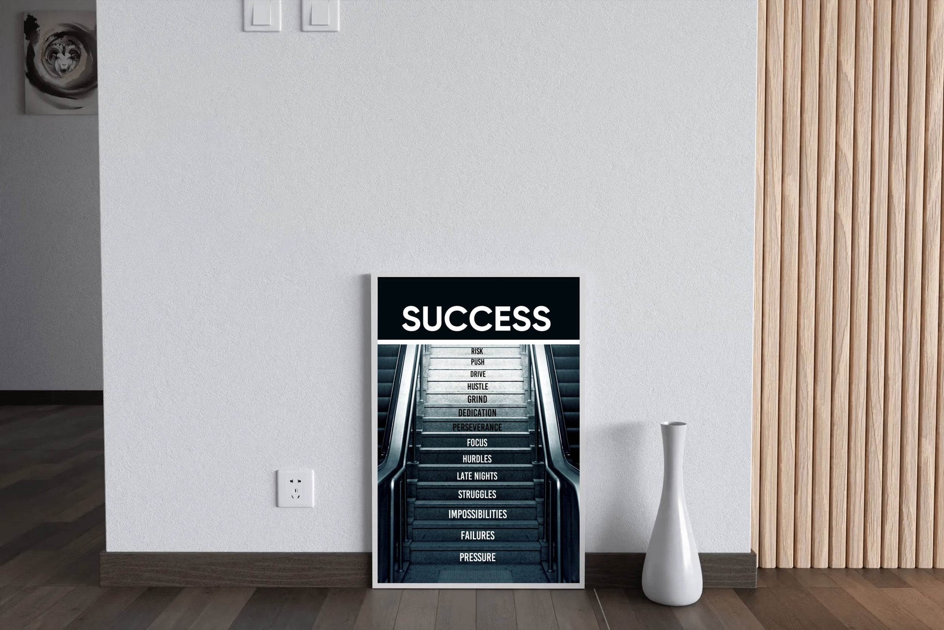 Success Path Motivational Quote Wall Art - beink online art store