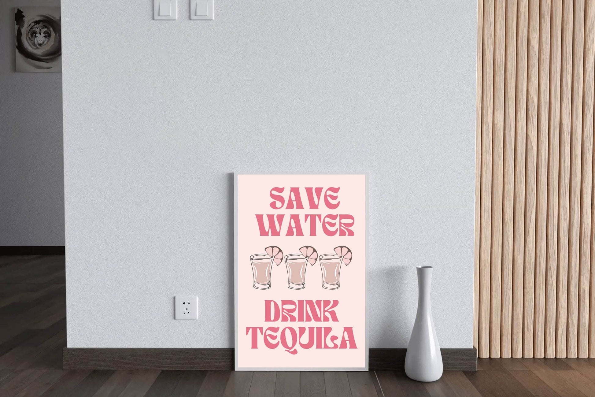 Save Water Drink Wall Art - beink online art store