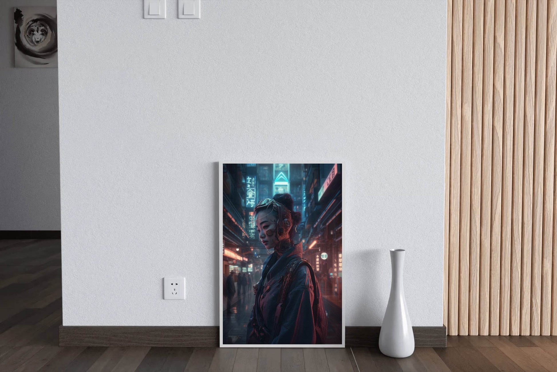 Gril Cyberpunk Citizen Wall Art - beink online art store