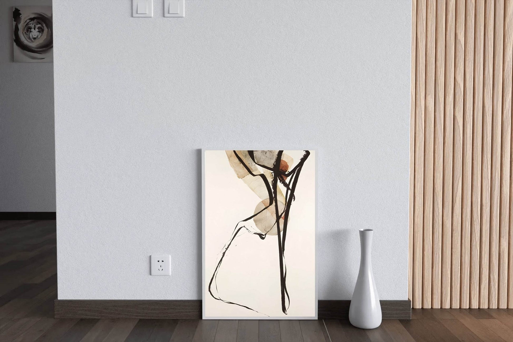 Watercolor Dynamic Lines Modren Wall Art - beink online art store
