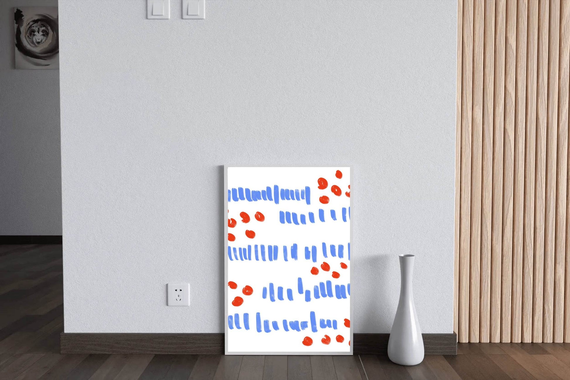 Colored Geometric Shapes Wall Art - beink online art store