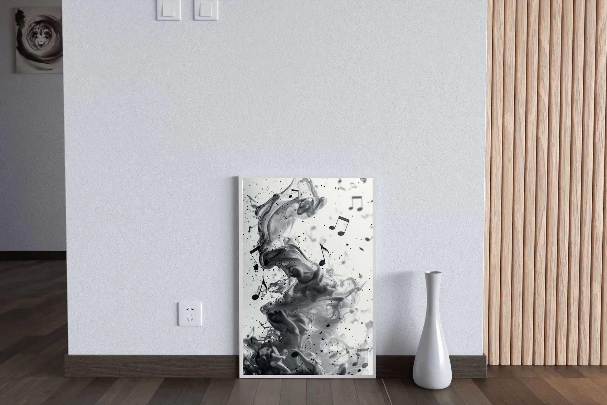 Flying Musical Notes Wall Art - beink online art store