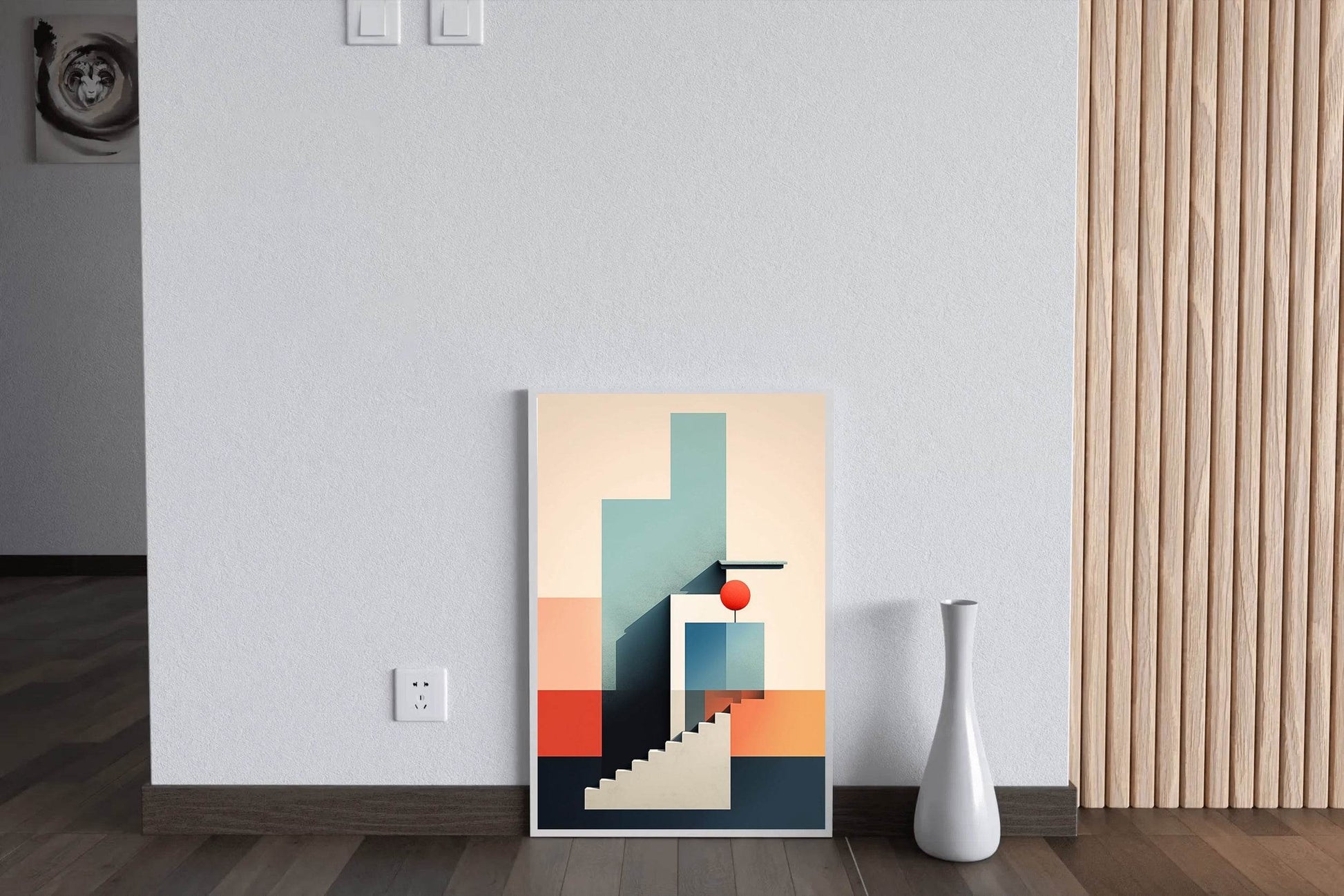 Creative Shape Background Abstract Wall Art - beink online art store