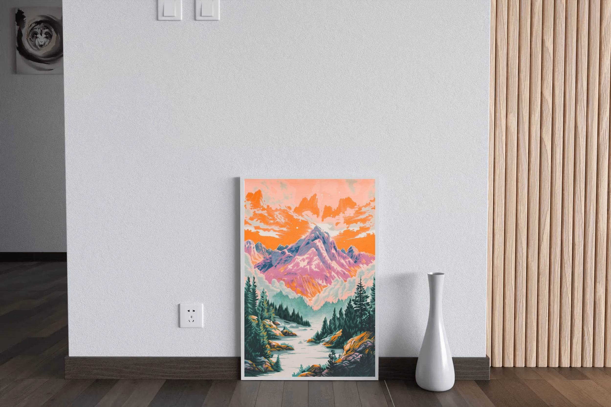 Sunset Serendipity in Mountains Wall Art - beink online art store