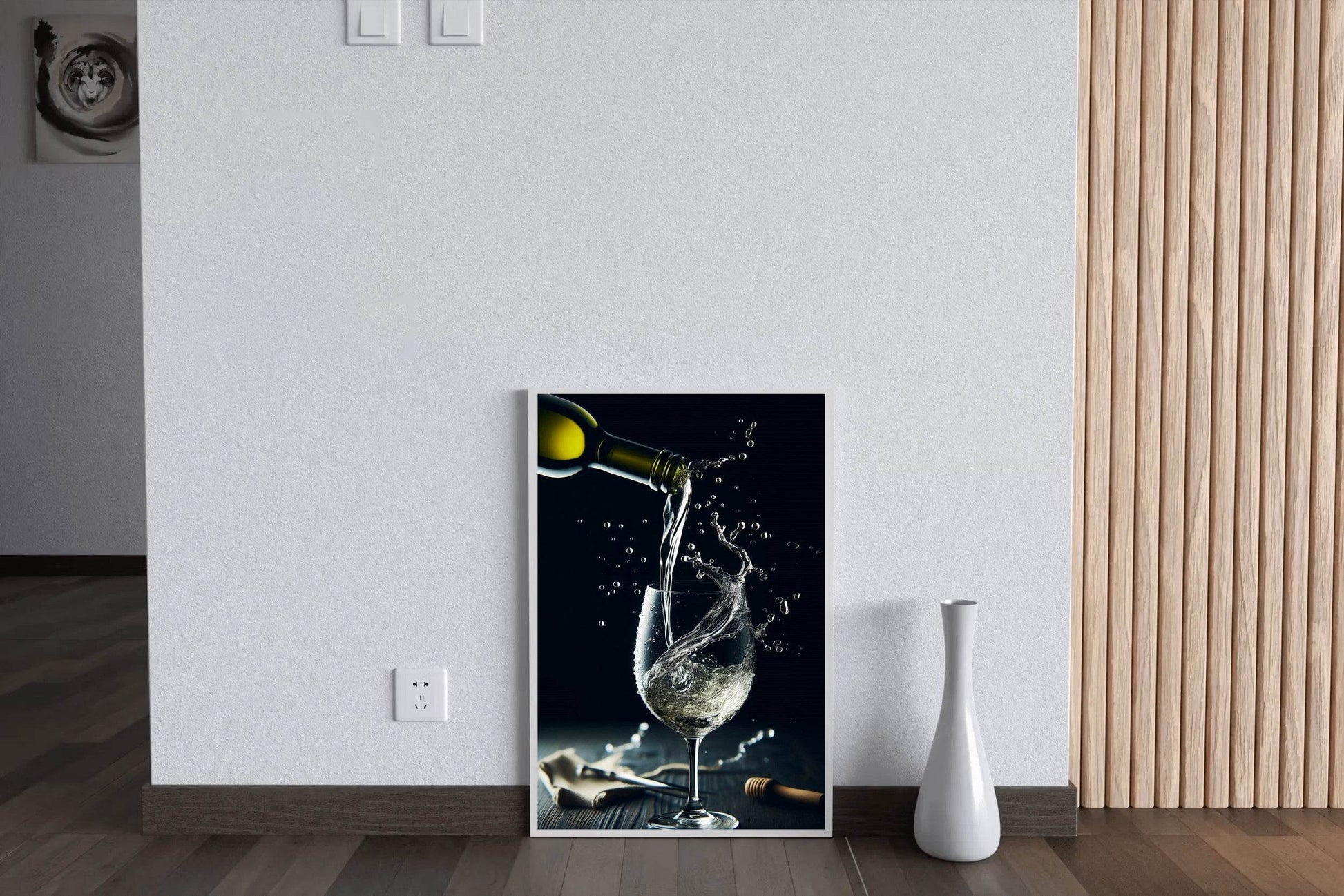 Pouring a Drink Into a Glass Wall Art - beink online art store
