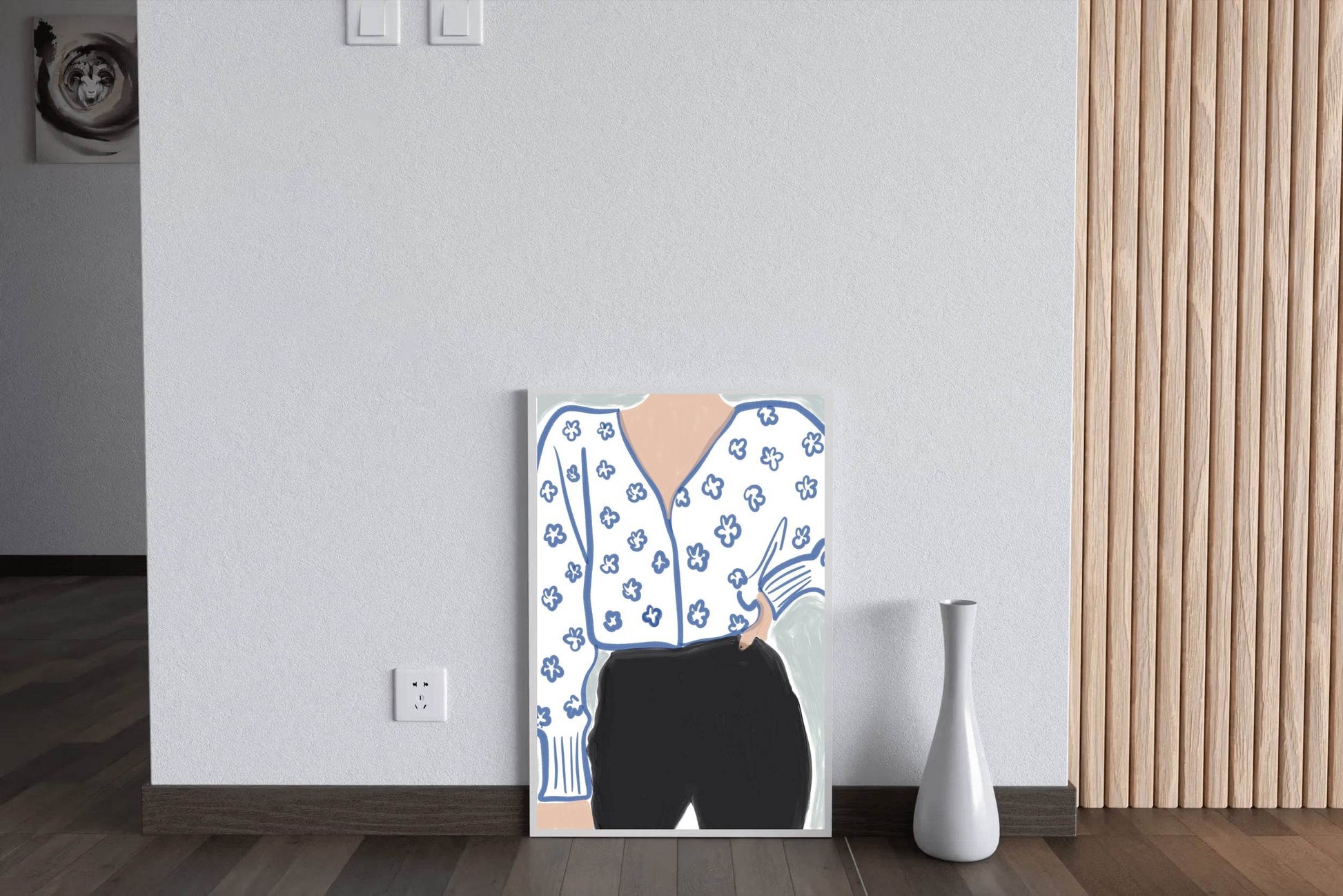 Classic Women Dress Painting Wall Art - beink online art store