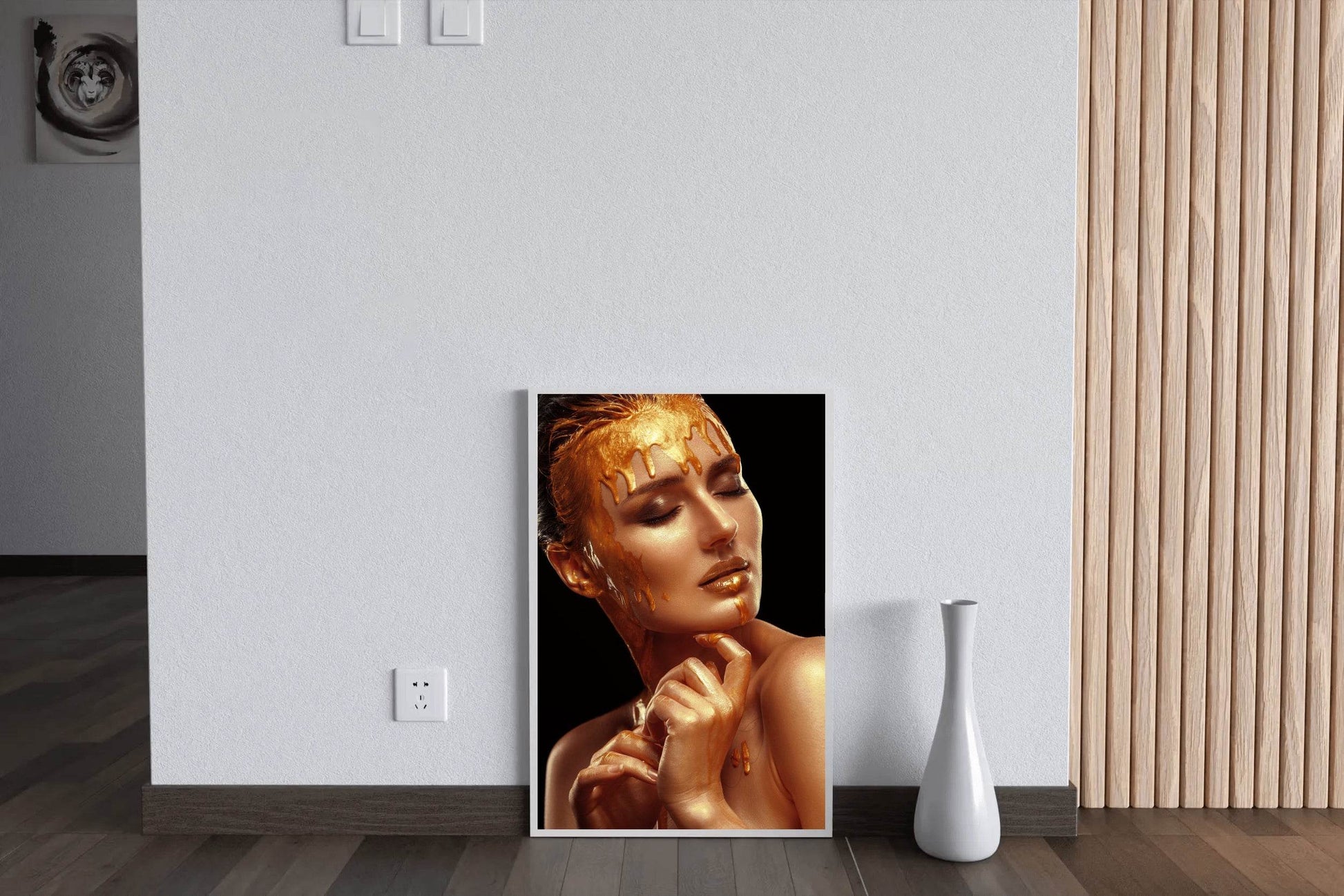 Gold Woman Wall Art - beink online art store