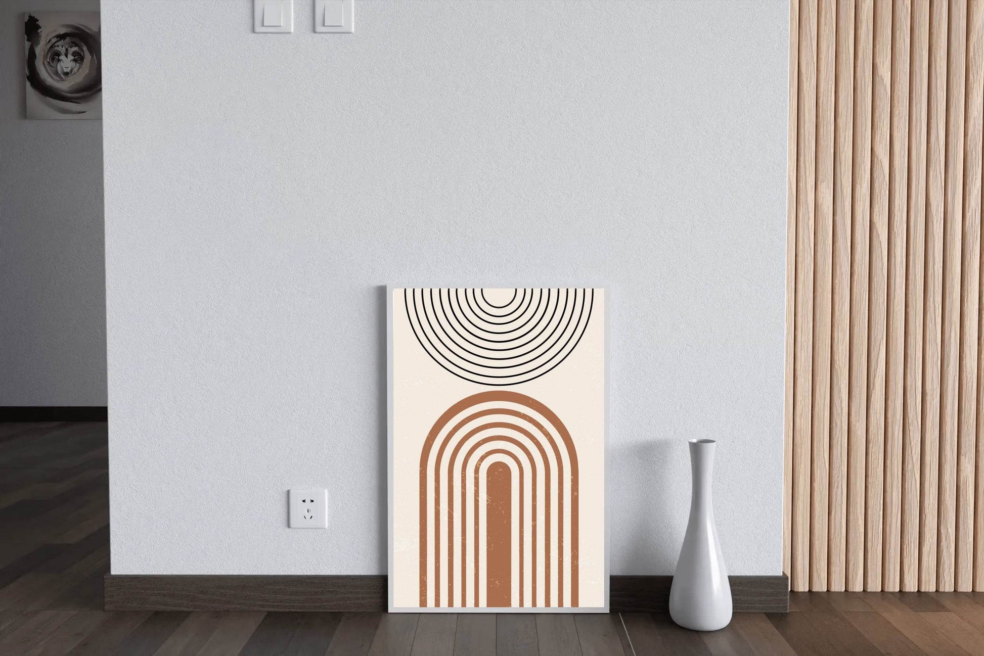 Abstract Art Arched Lines Minimalist ArtWork - beink online art store