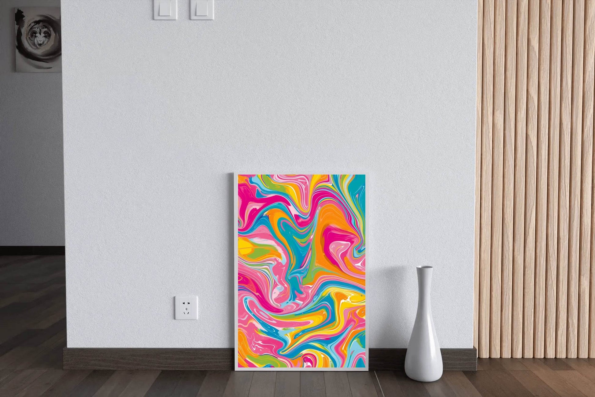 Colorful Oil Painting Background Digital Art - beink online art store