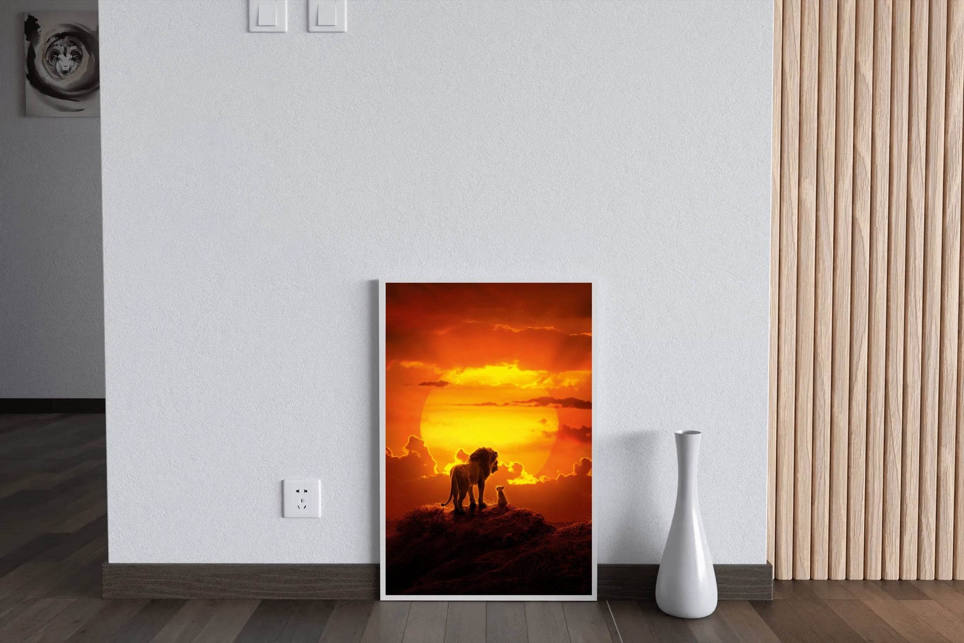 THE LION KING into Sunset Wall Art - beink online art store