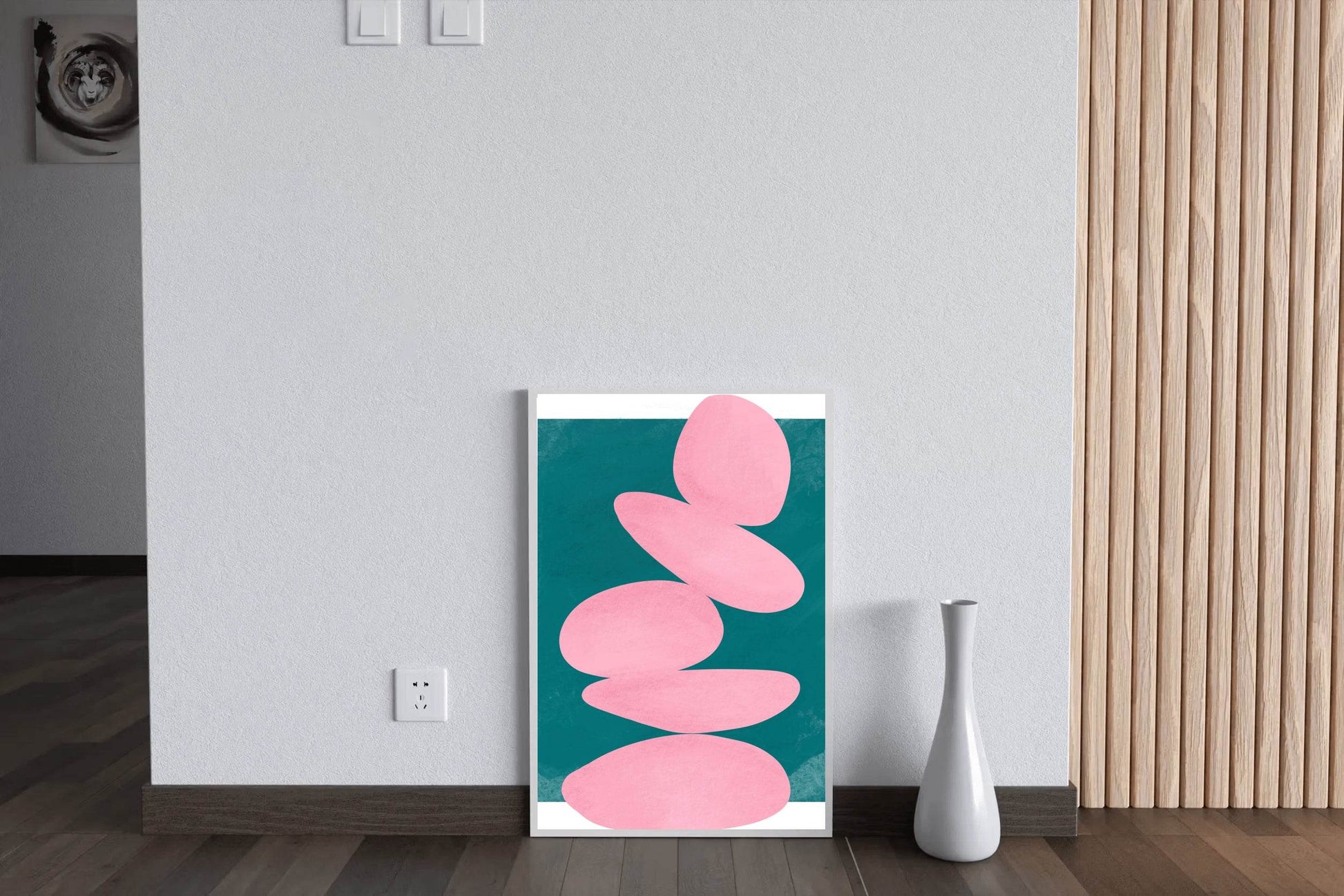 Stone Balance Painting Wall Art - beink online art store