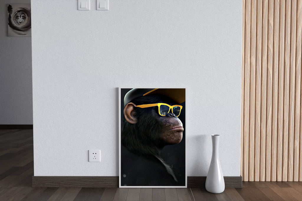 Gorilla With Sunglasses Wall Art - beink online art store