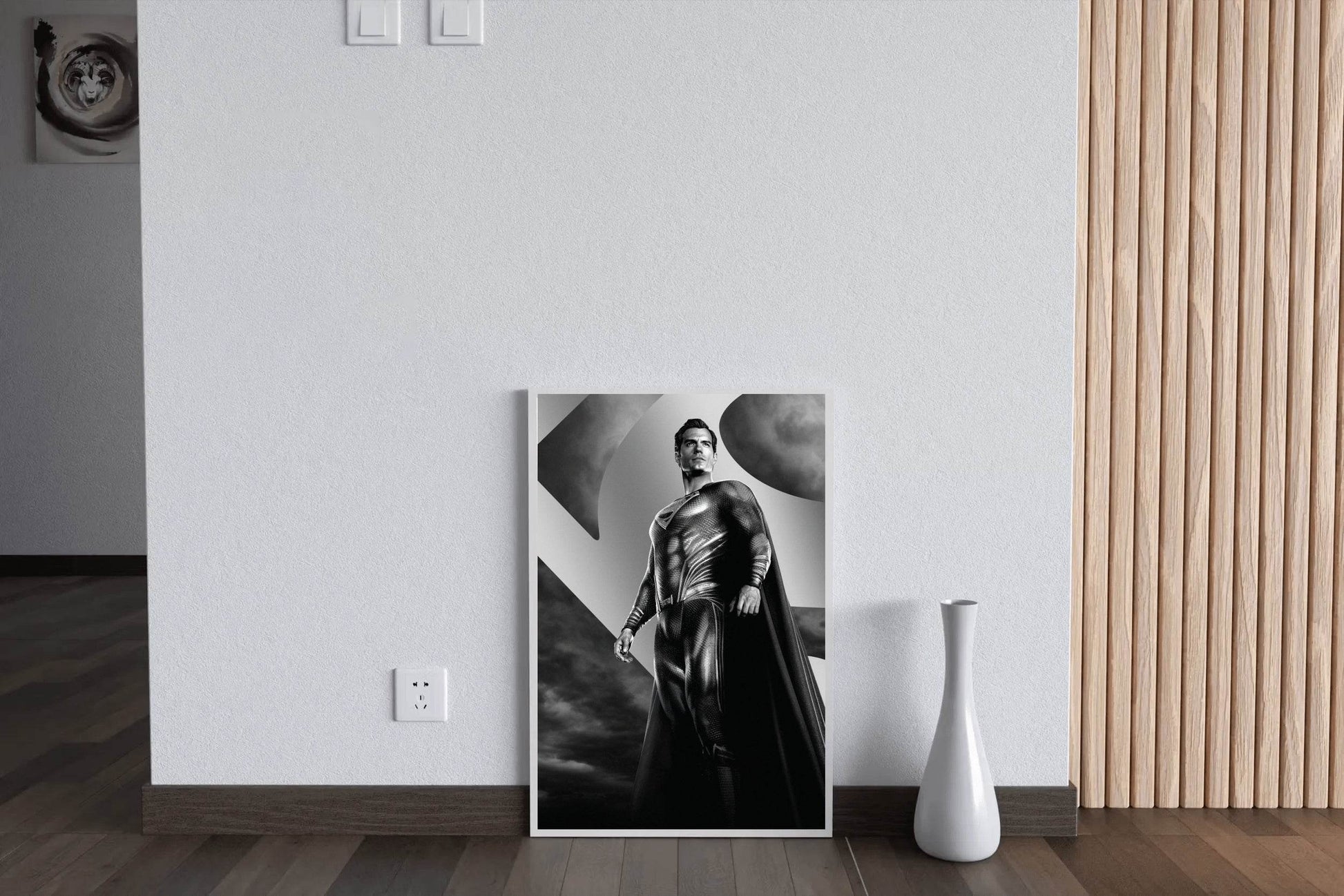 Man of Steel in Black and White Wall Art - beink online art store