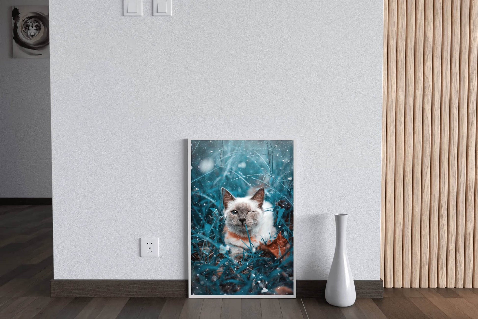 Siamese Cat Animal Wall Art - beink online art store