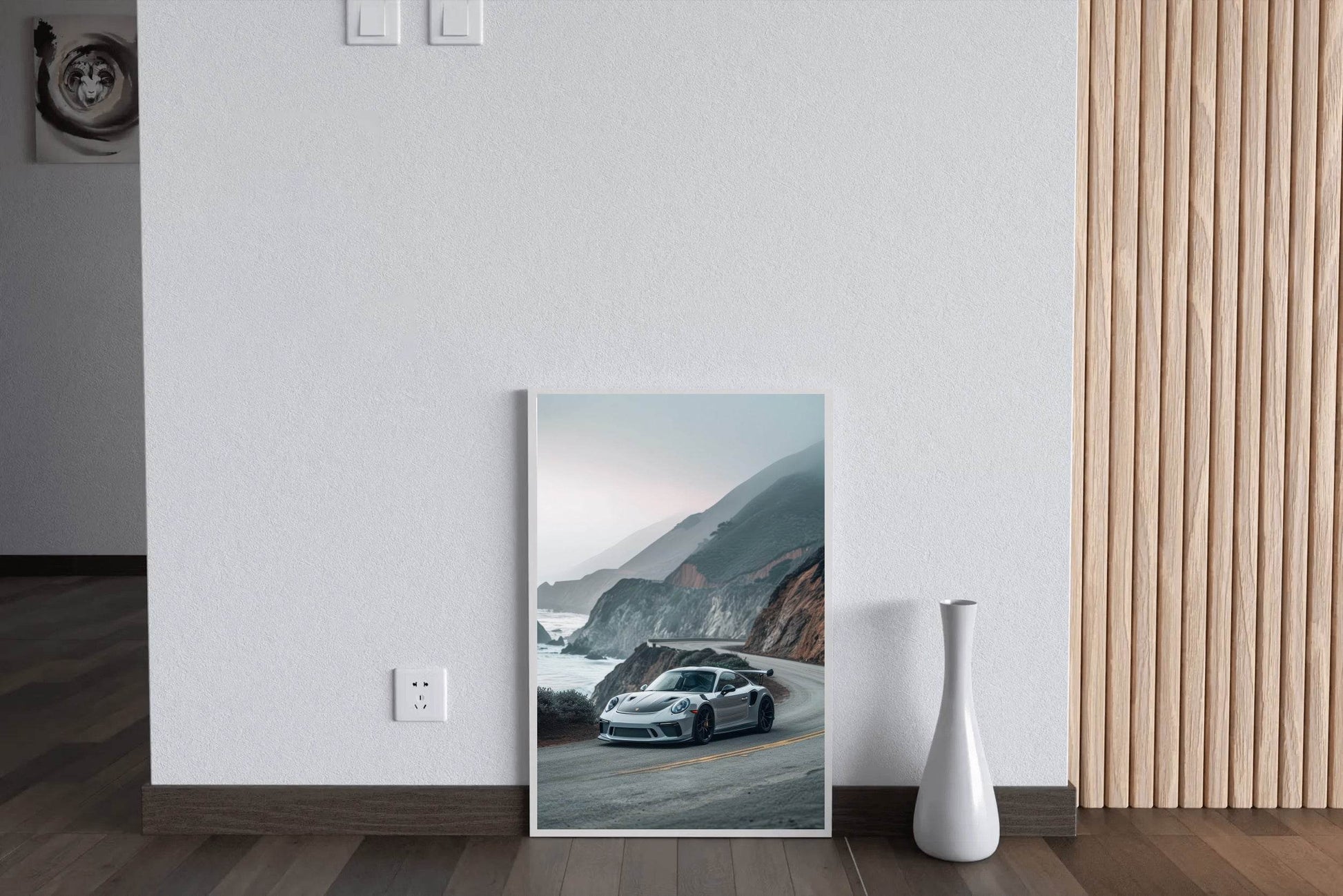 Porsche 911G Silver Wall Art - beink online art store