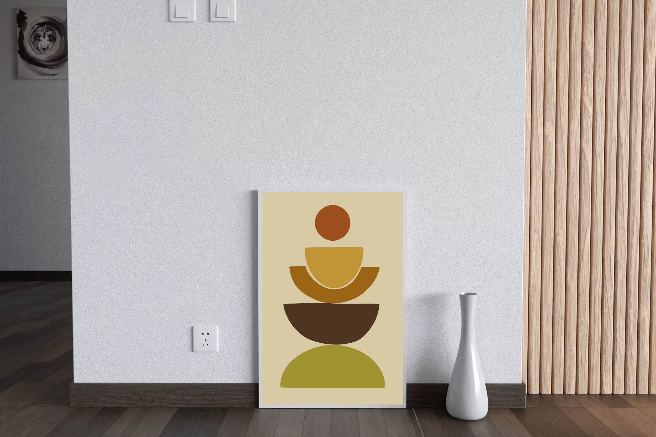 Ivory Vase Wall Art - beink online art store