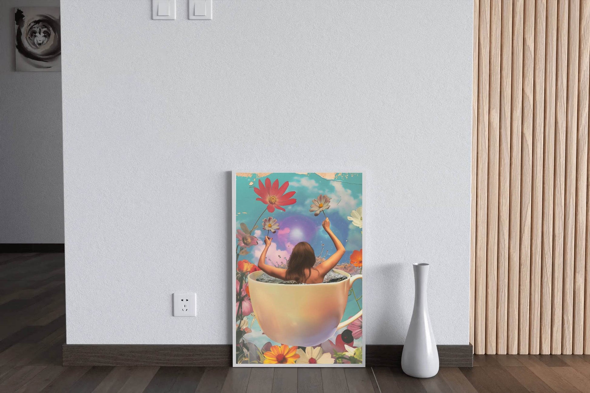 Bathing a Woman in A Cup Wall Art - beink online art store